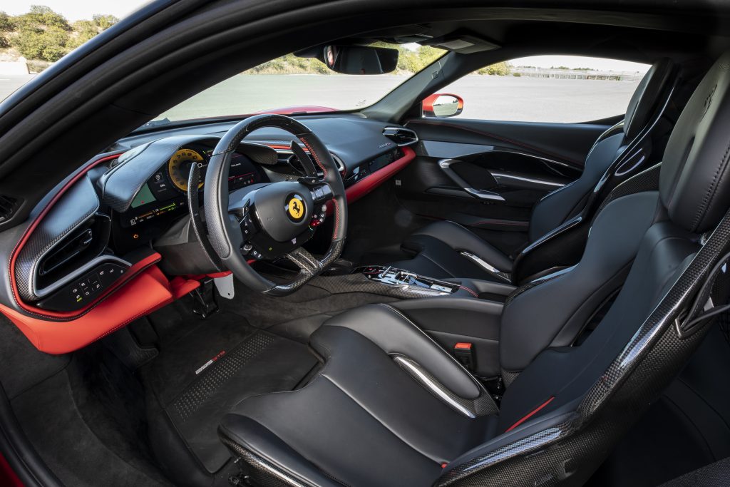 Ferrari 296 GTB interior