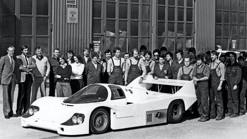 The first Porsche 956 for a customer in 1983