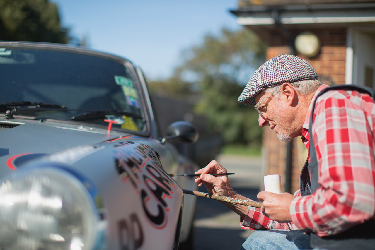 Porsche 911 painted by Terry Smith