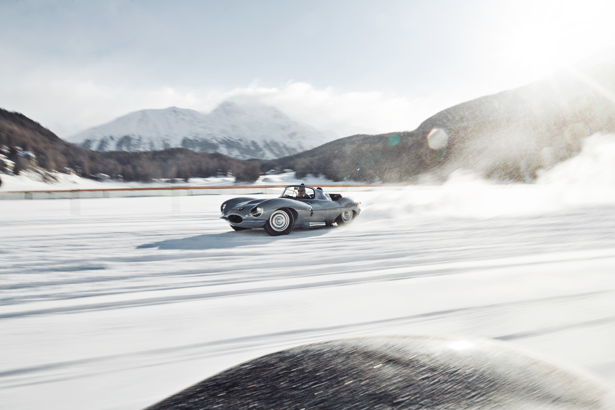 Jaguar XKSS the ICE St Moritz