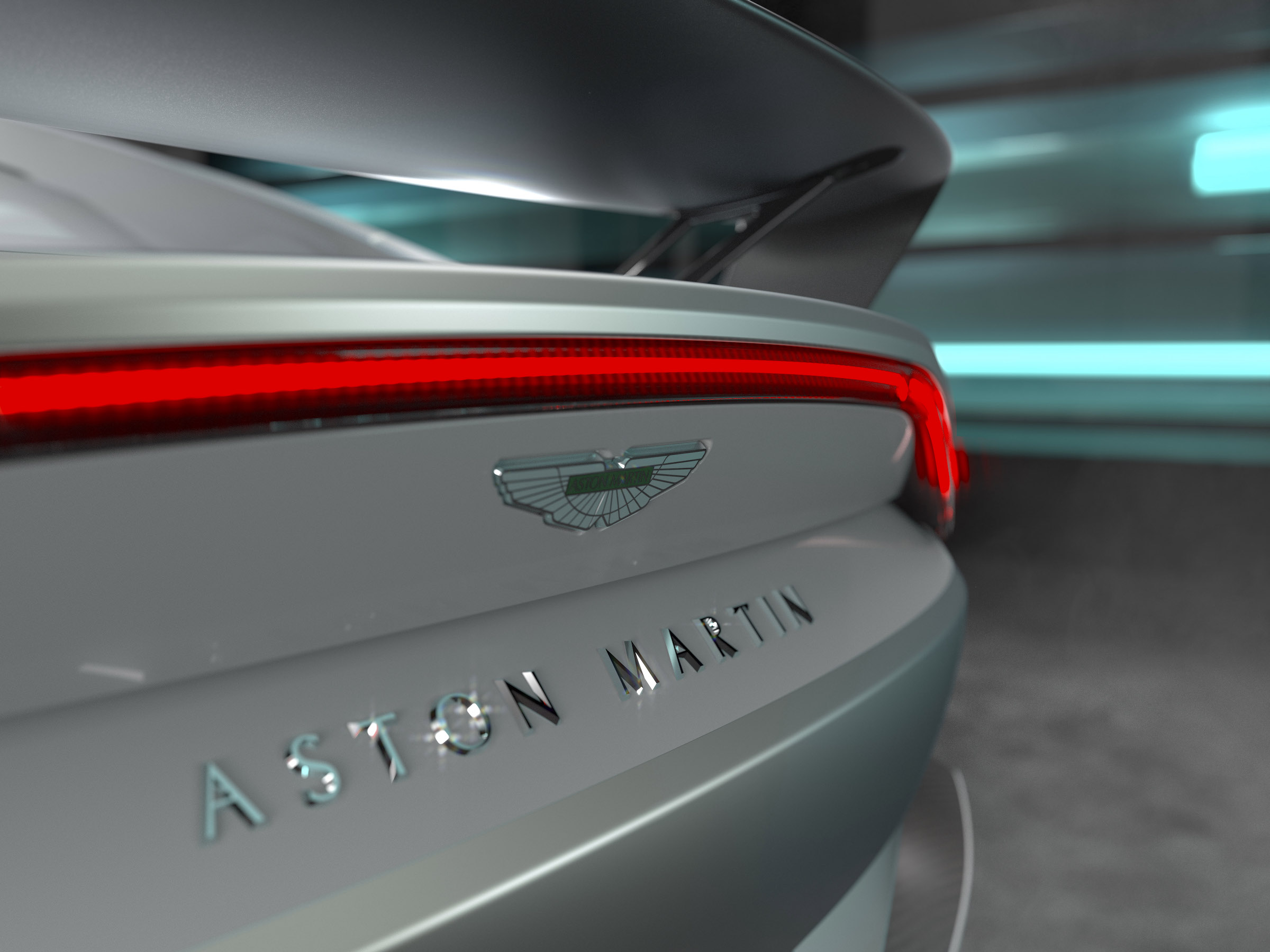 Aston Martin V12 Vantage badge