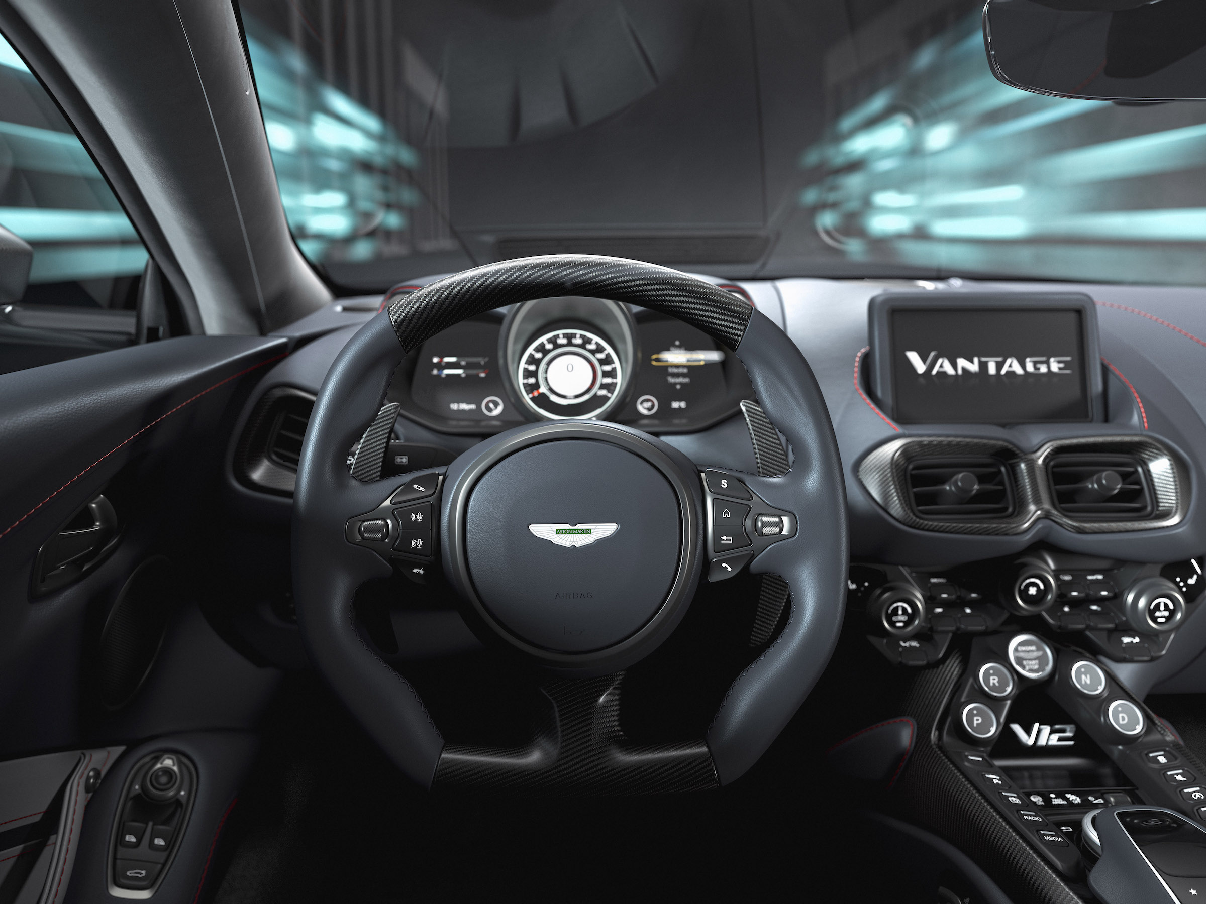 Aston Martin V12 Vantage interior