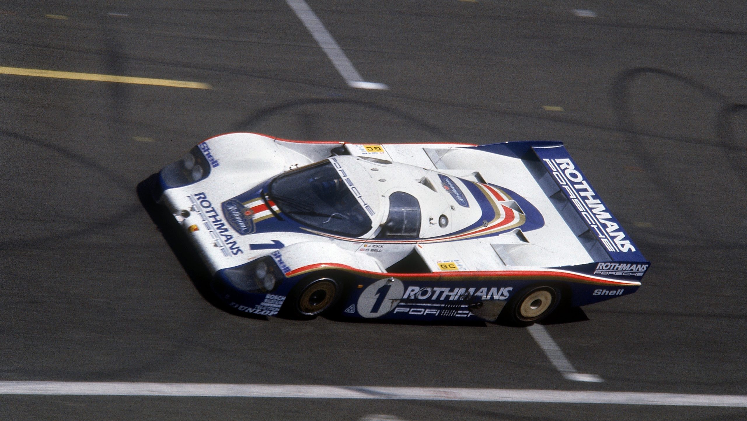 The Porsche 956 at the 1982 Le Mans 24 hour race