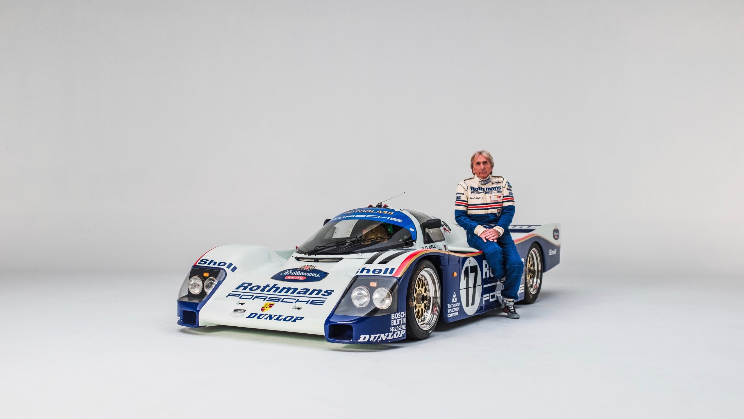 Derek Bell with Porsche 962