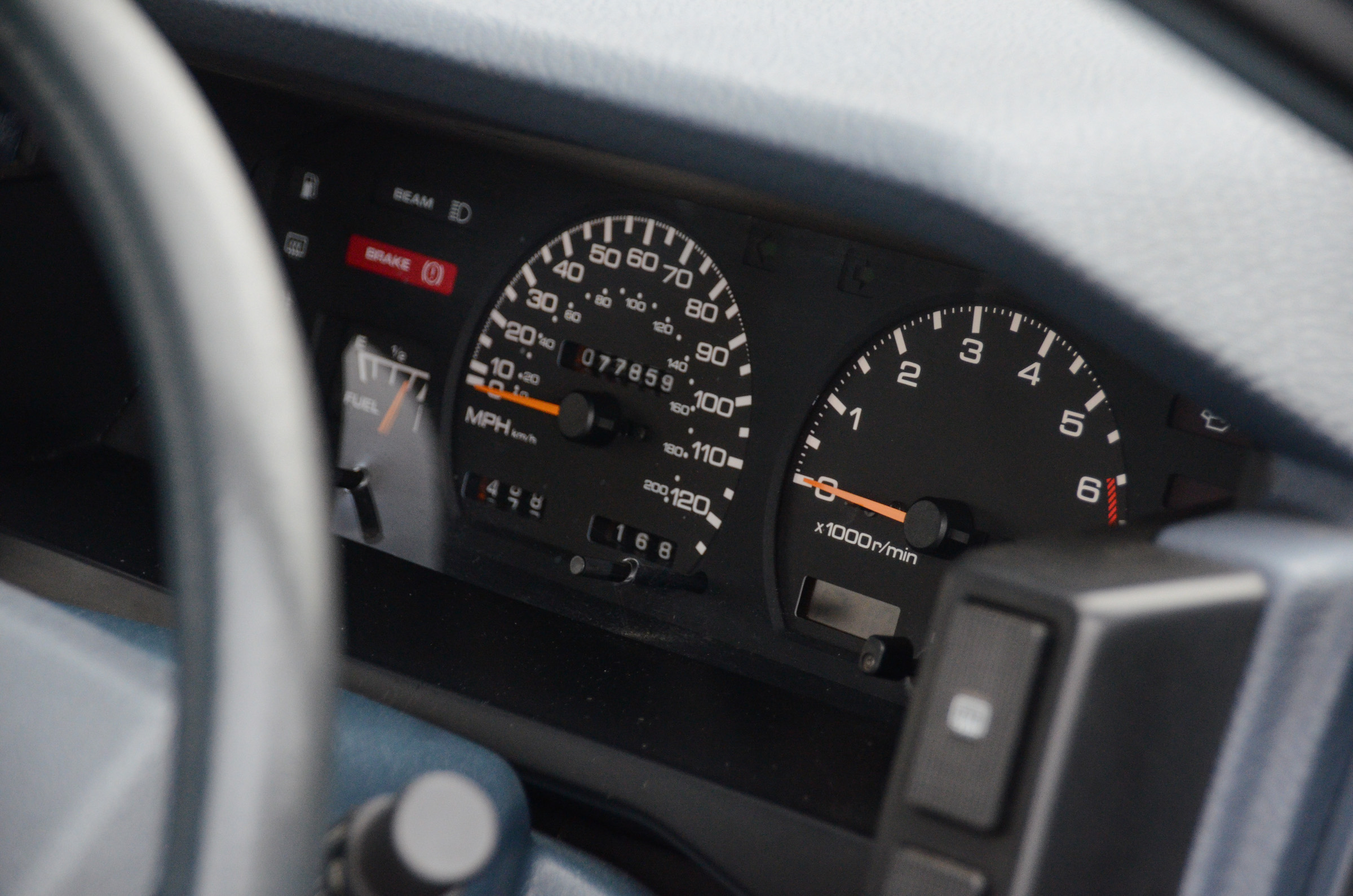 Nissan Bluebird 'Newbird' electric dials