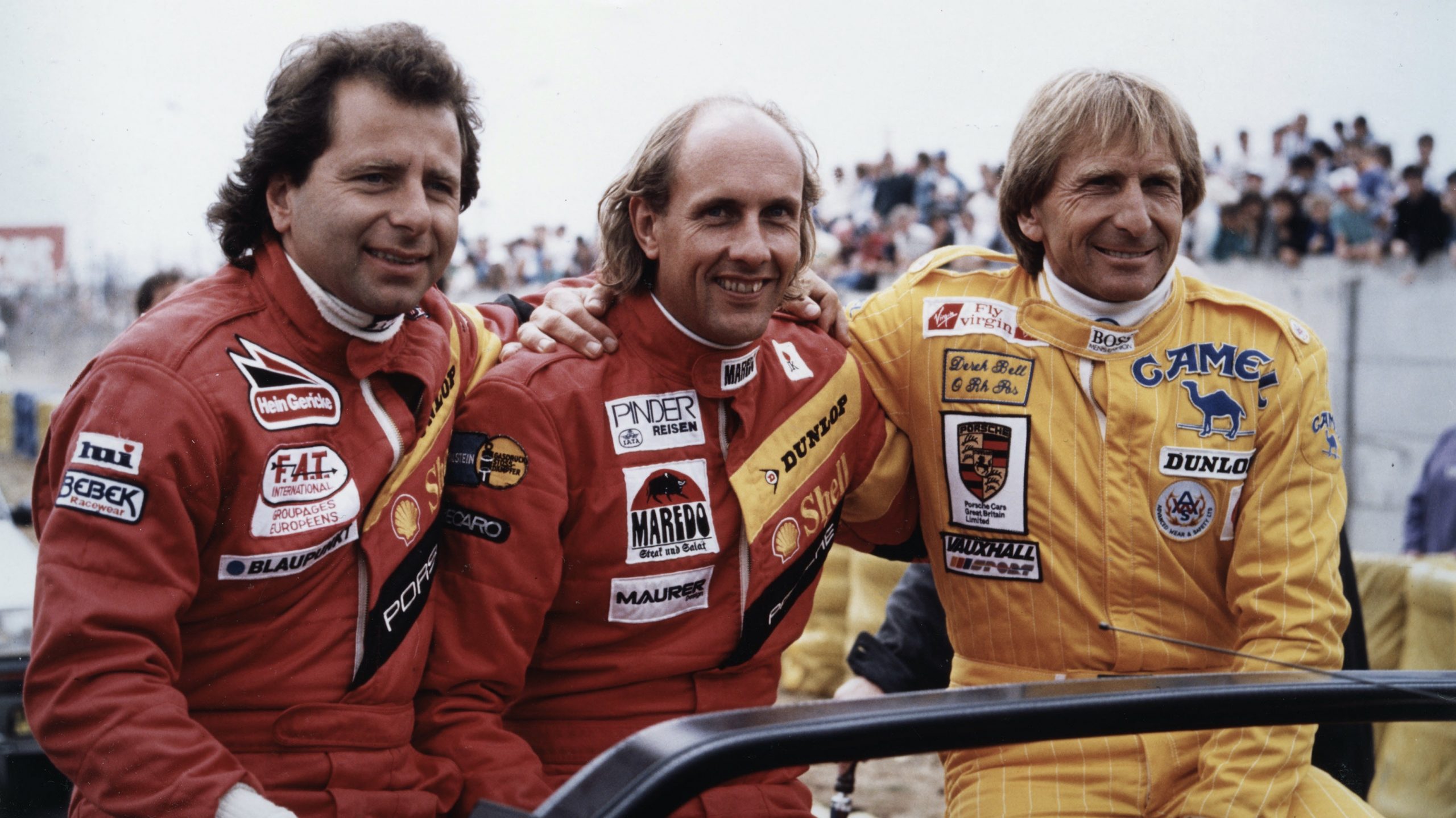 Klaus Ludwig, Hans-Joachim Stuck and Derek Bell