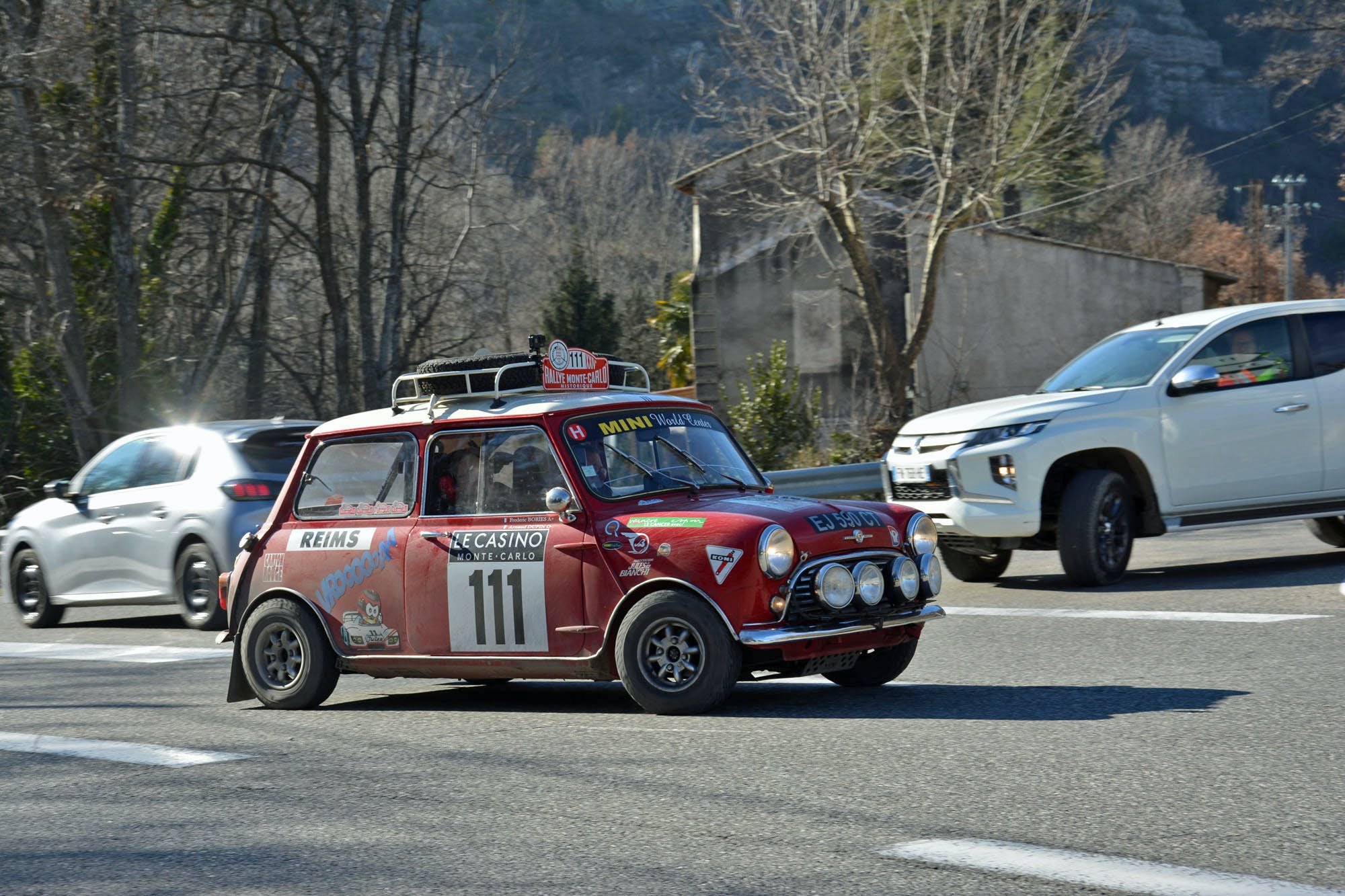 Alpine A110 and Mini Cooper S