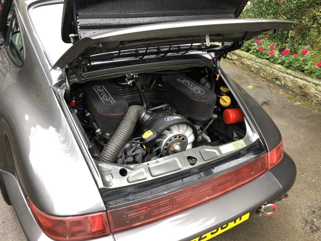 Porsche 911 turned engine