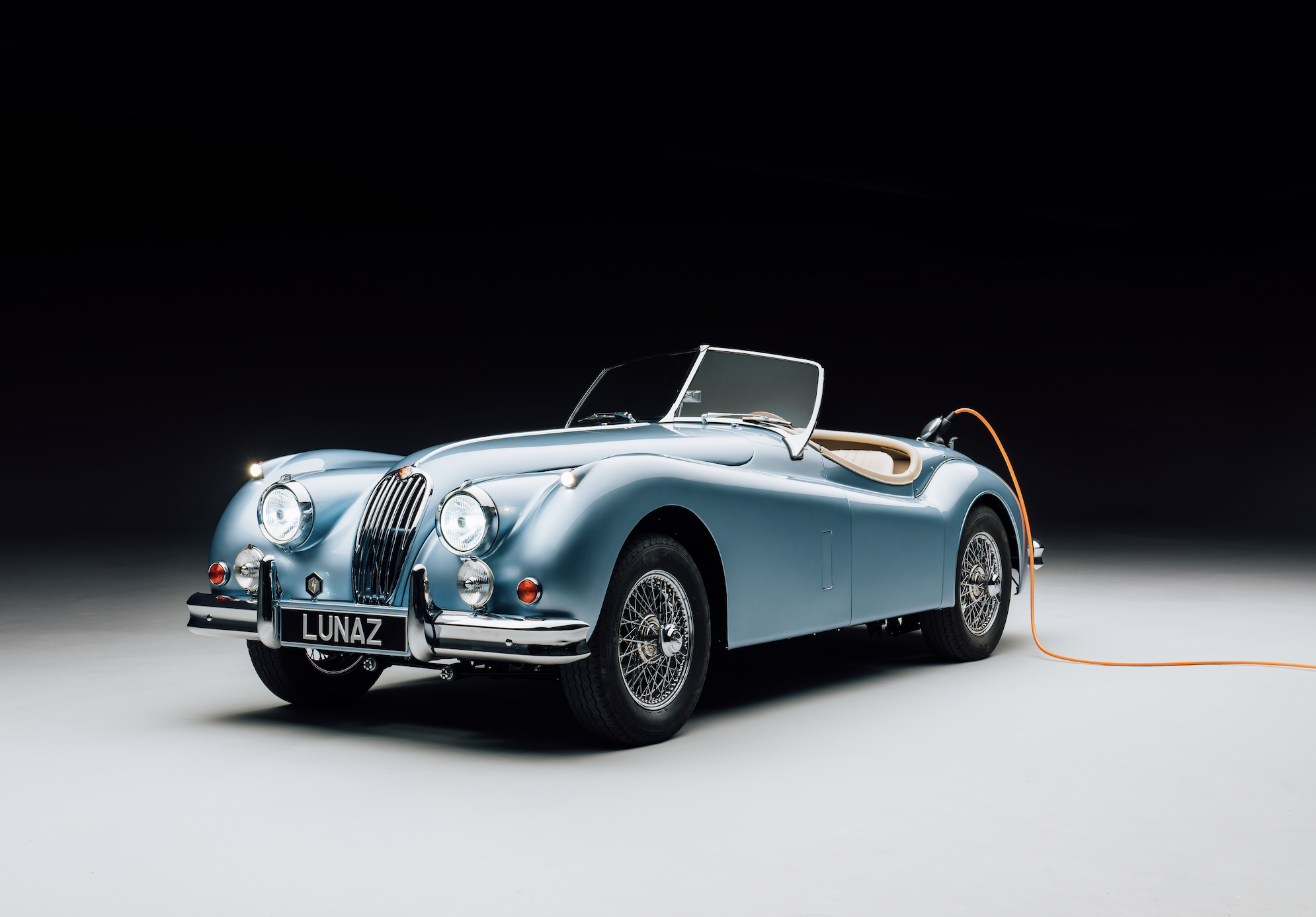 Send it Like Beckham: David’s electric Jaguar XK140 gift to son Brooklyn on his wedding day