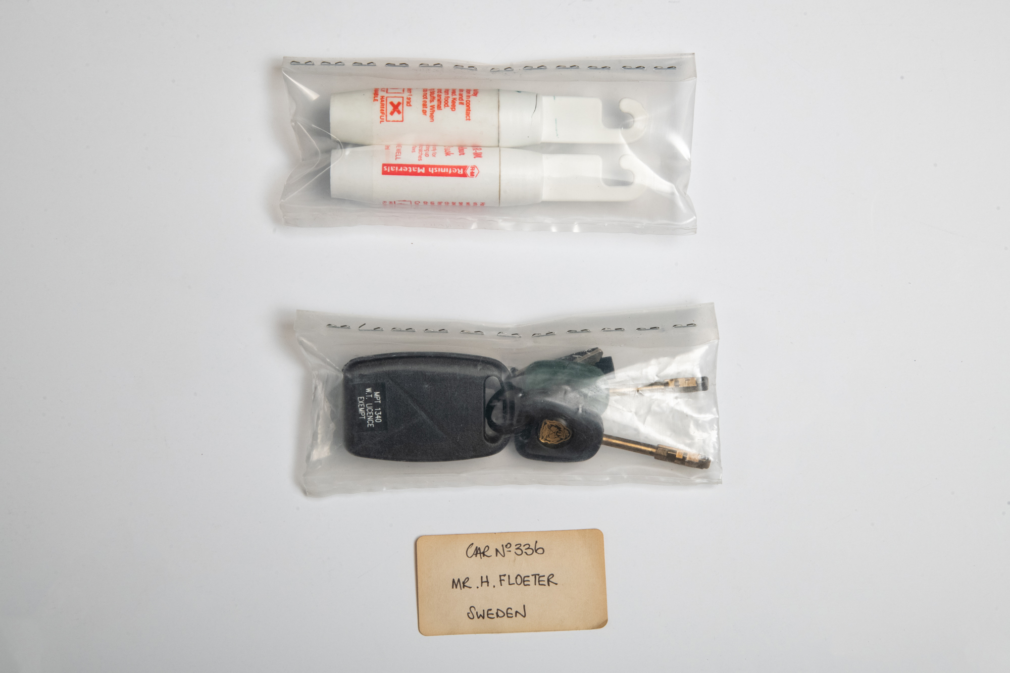 Jaguar XJ220 spare key