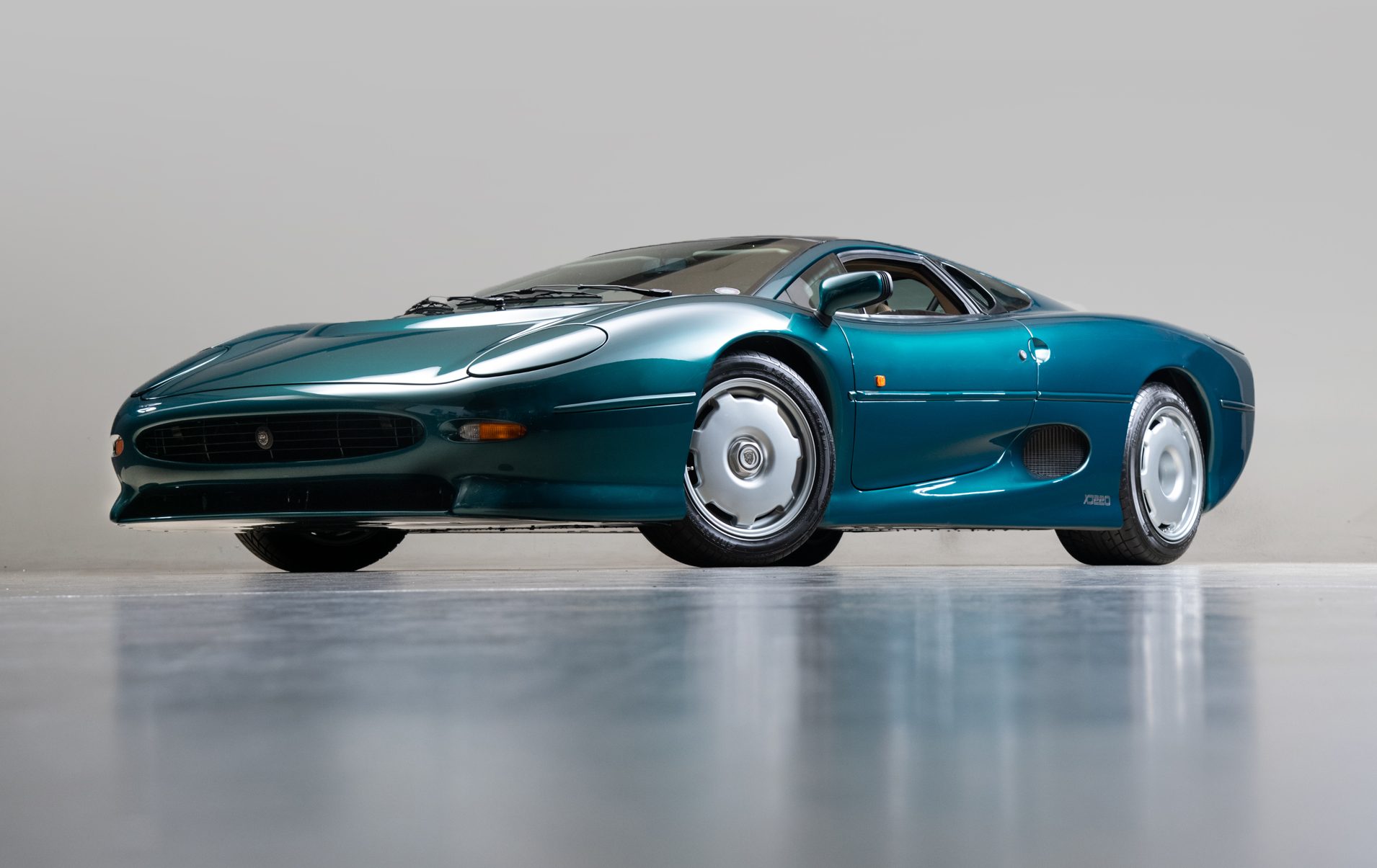 A timewarp Jaguar XJ220 supercar with 16 miles is for sale