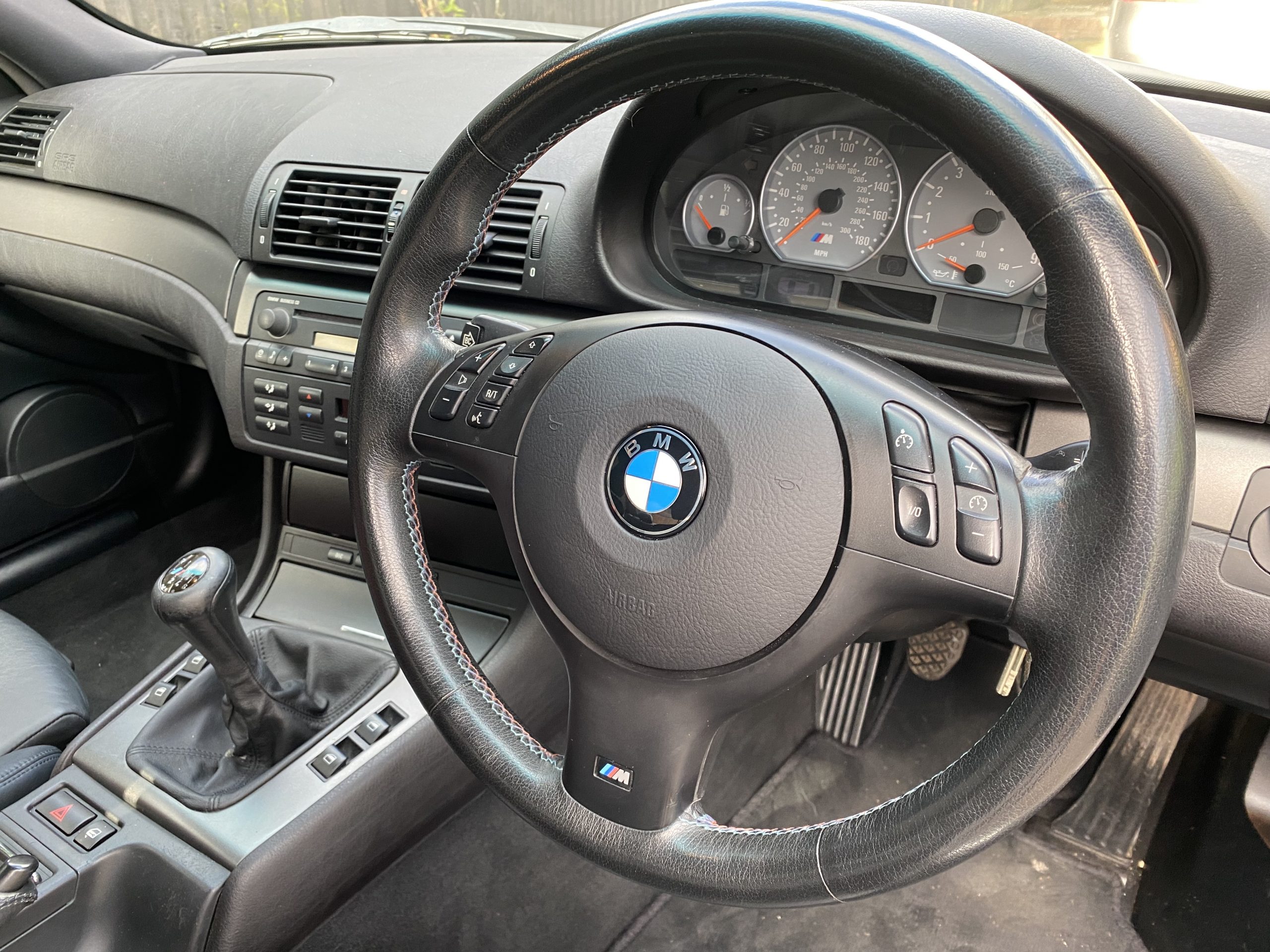 Takata airbag from a 2003 BMW is changed during safety recall