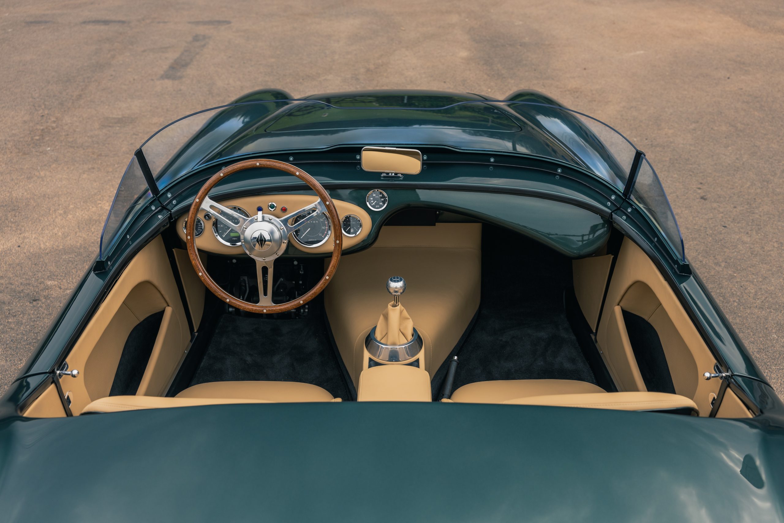 New Austin-Healey 100 interior