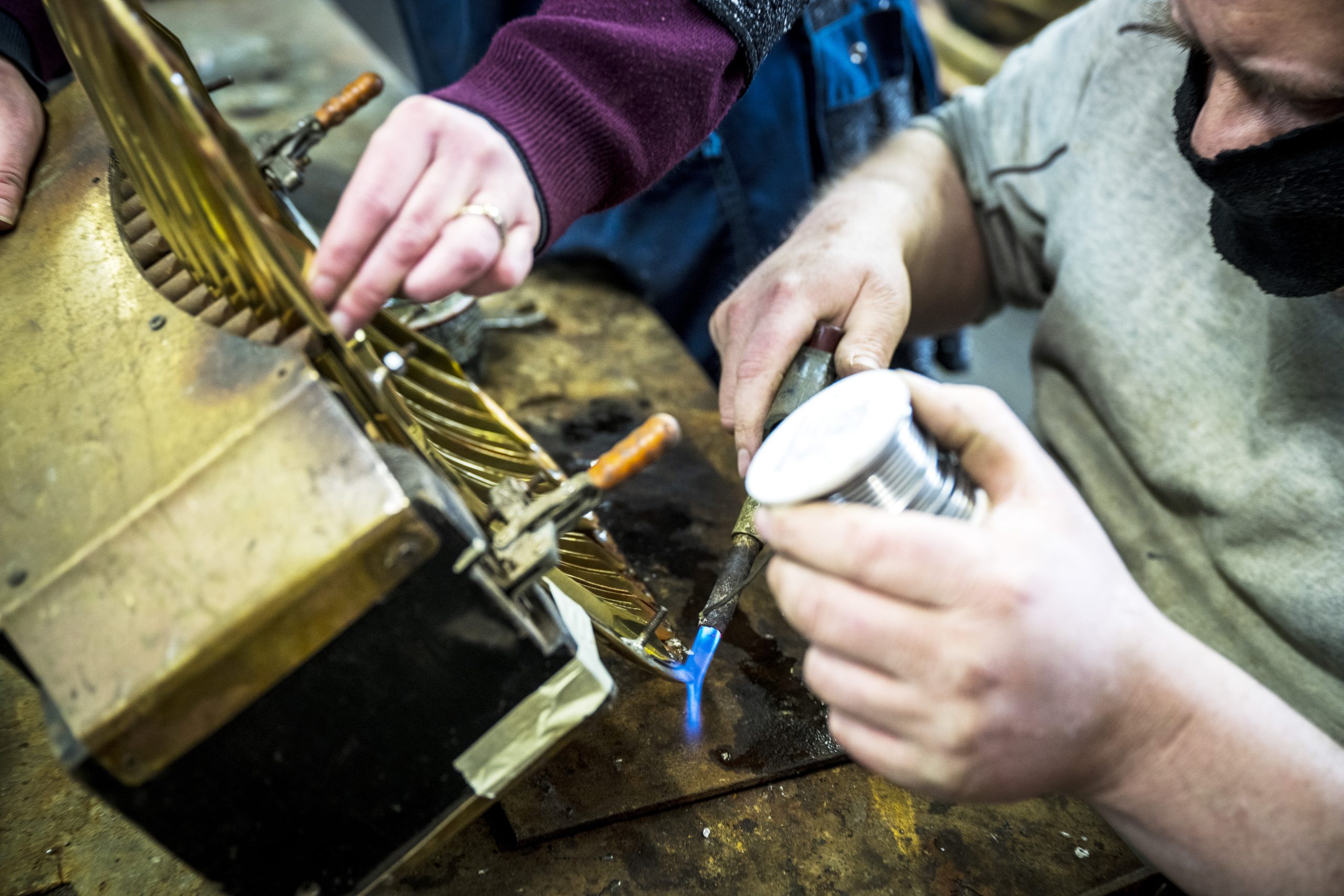 Radiator grille repair