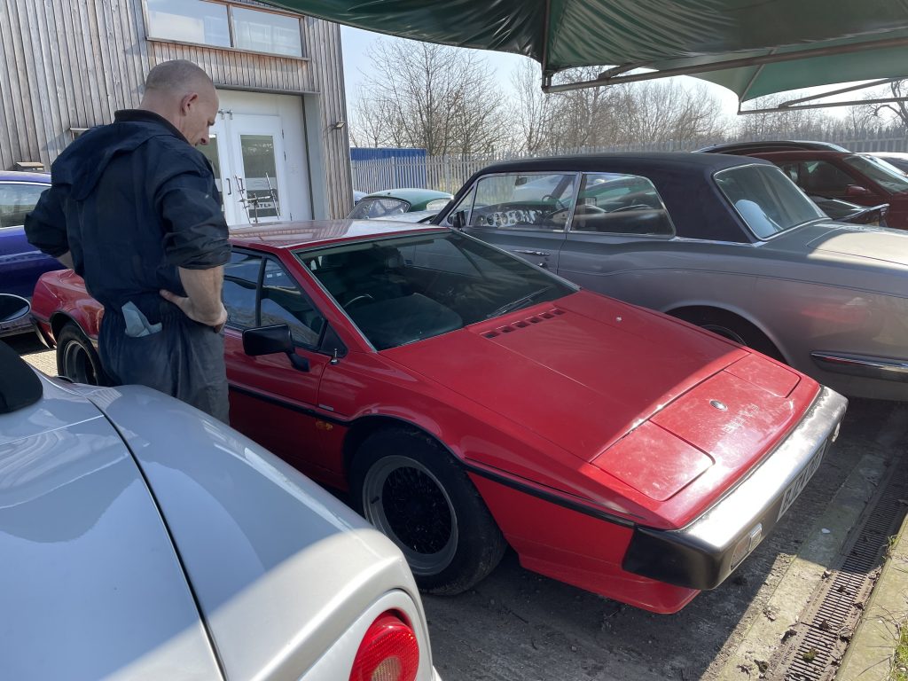 Lotus Esprit S3 at The Beaconsfield Workshop