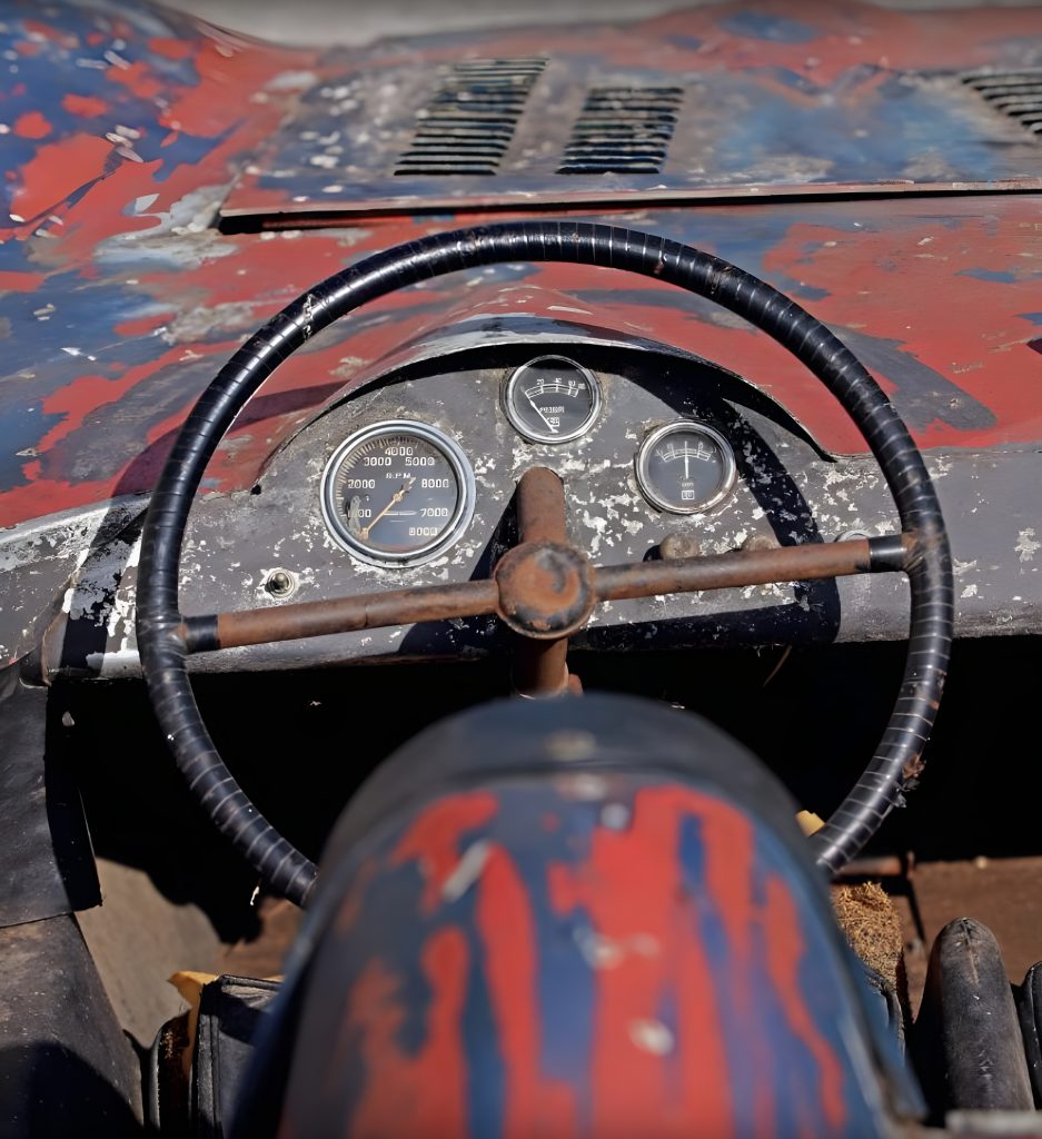 2CV Barchetta cockpit