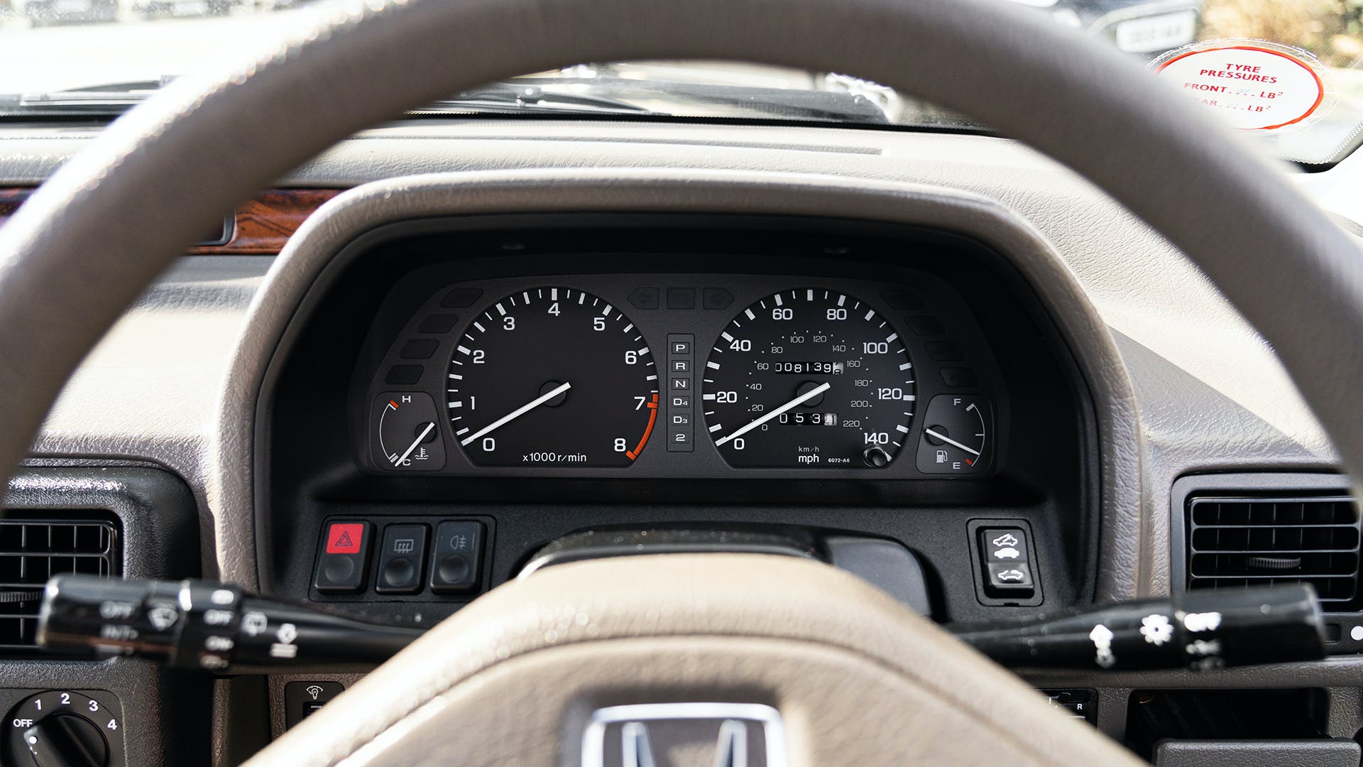 Honda Concerto dials