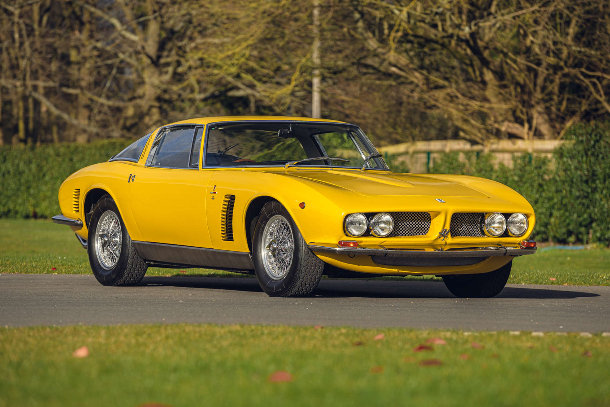 Fast on two wheels, tasteful on four: Ex-Mike Hailwood Iso Grifo up for auction