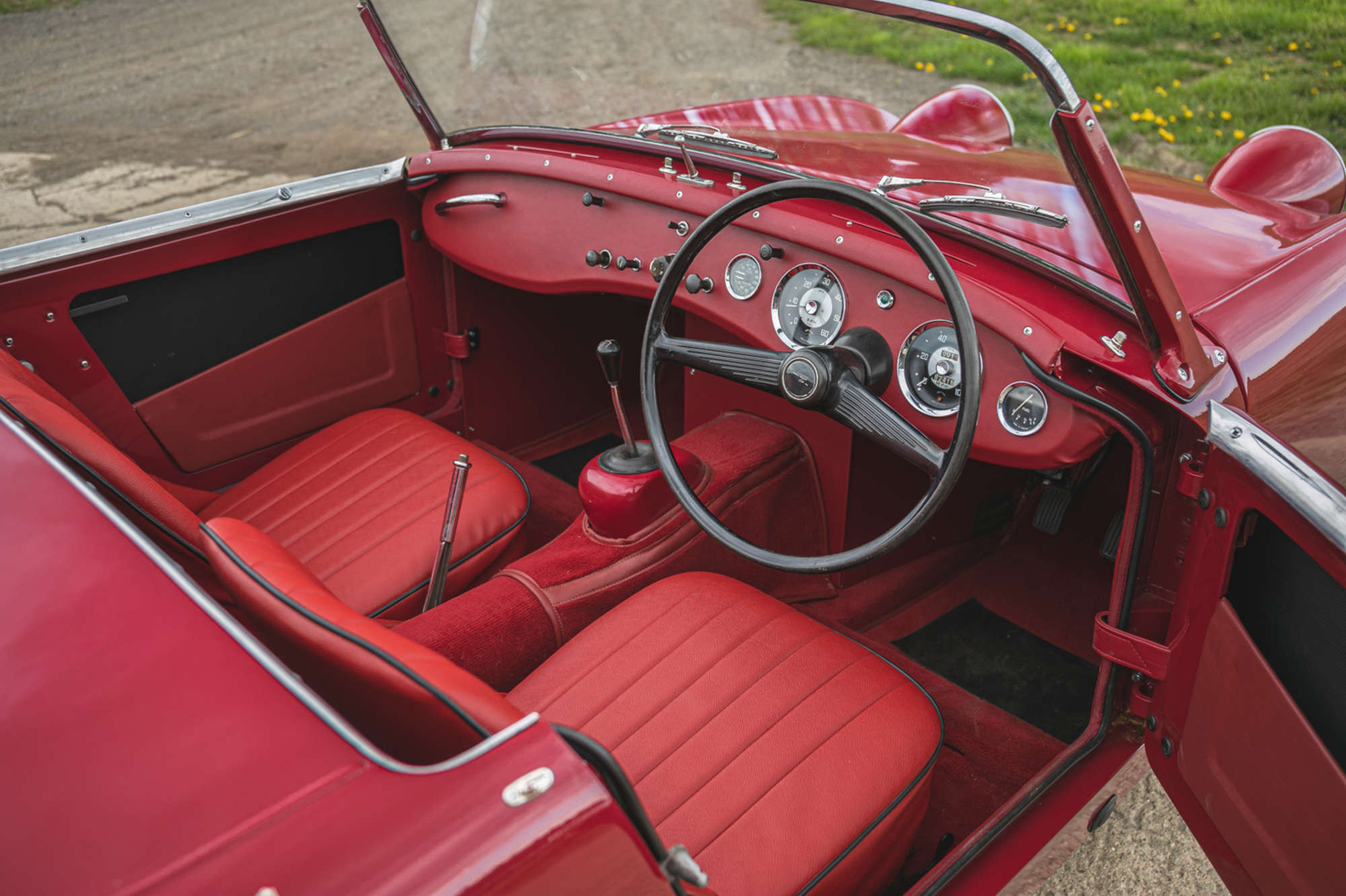 1958 Frogeye Sprite interior