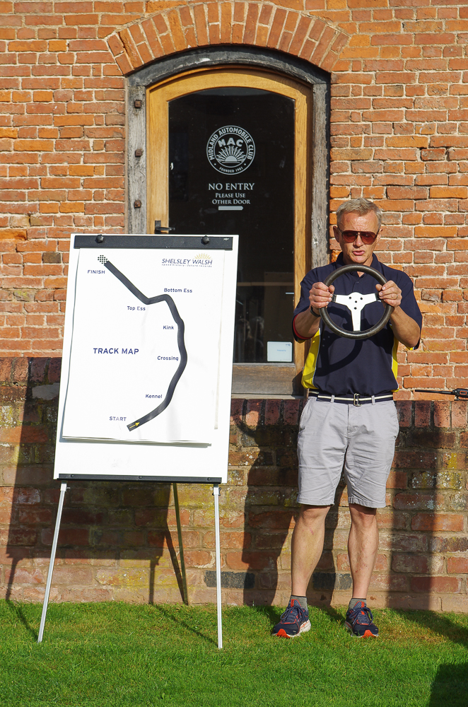 Learning the course at Shelsley Walsh