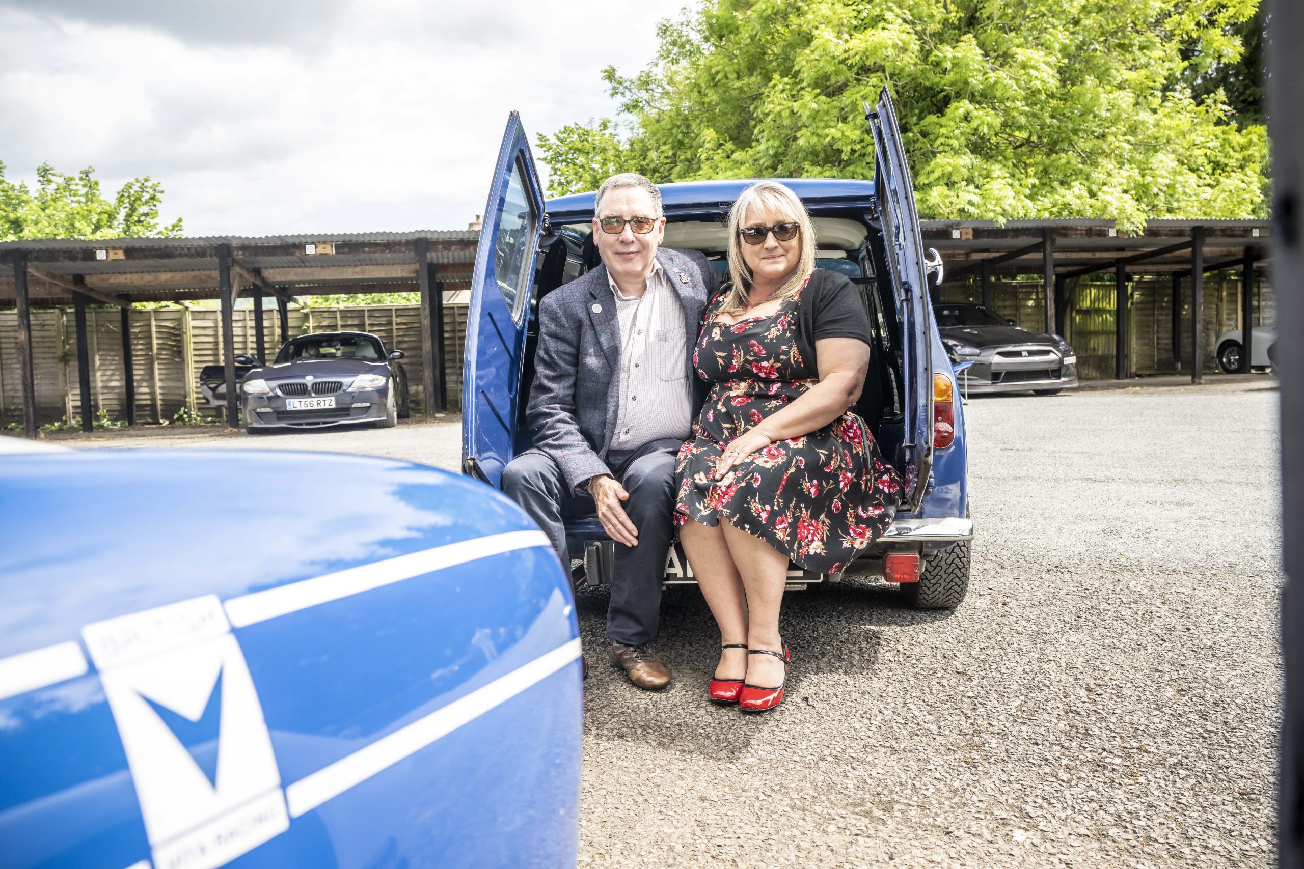 Ian and Adele Hunt's Mini van racer