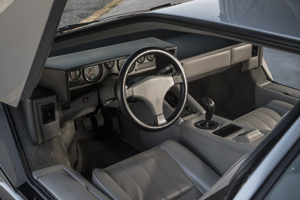 Lamborghini Countach interior