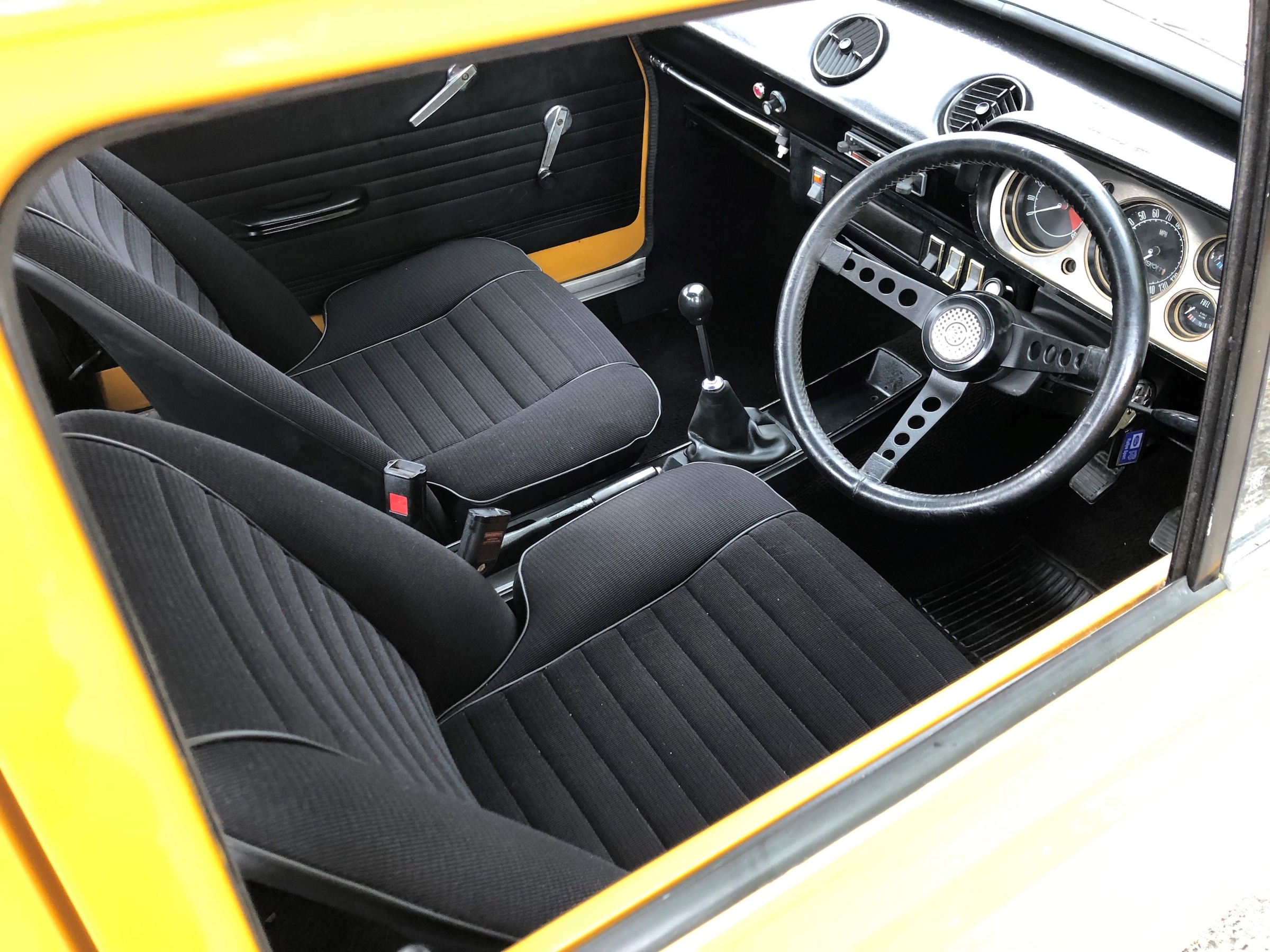 1971 Ford Escort RS1600 interior