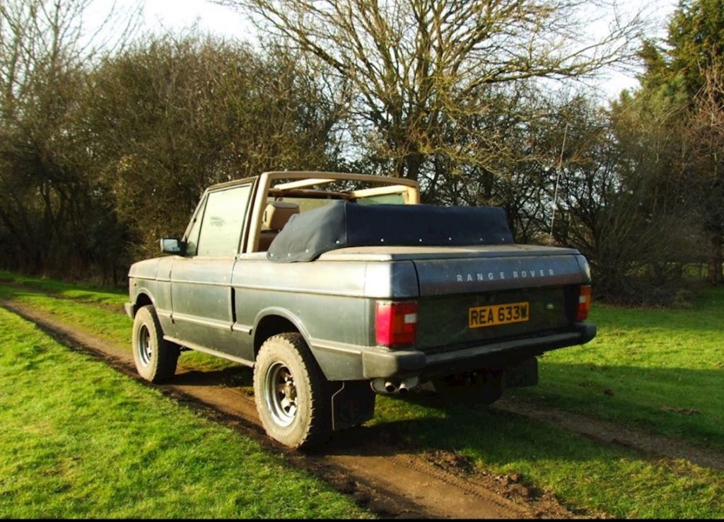 Barnfind Range Rover convertible by Wood & Pickett for sale Hagerty UK