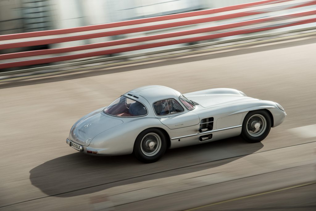 Mercedes 300 SLR Uhlenhaut coupe driven