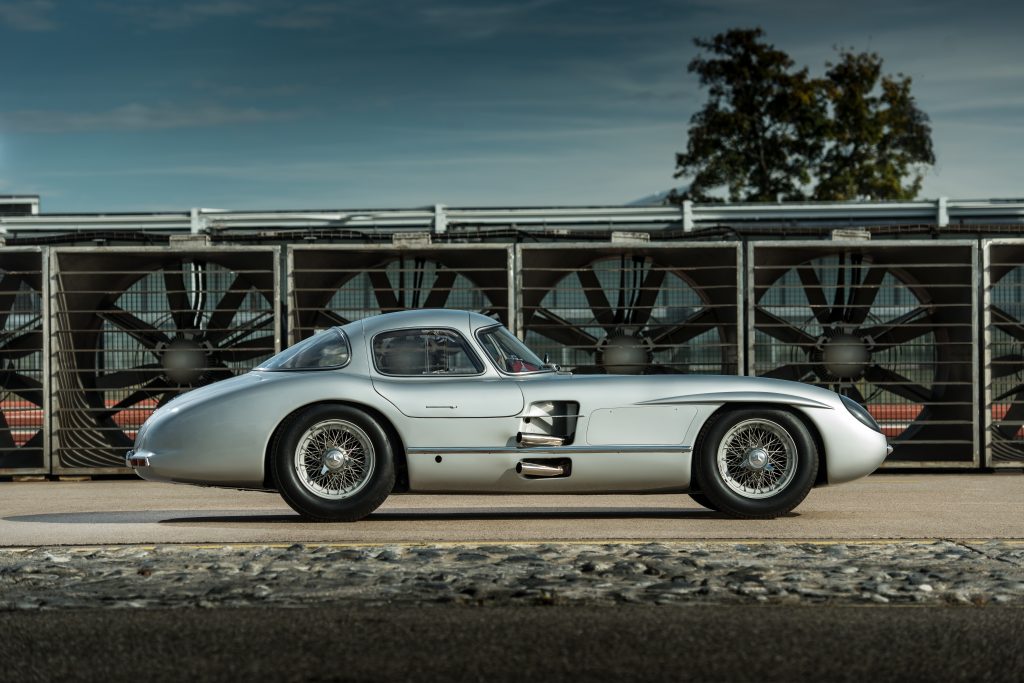 Mercedes 300 SLR Uhlenhaut coupe driven