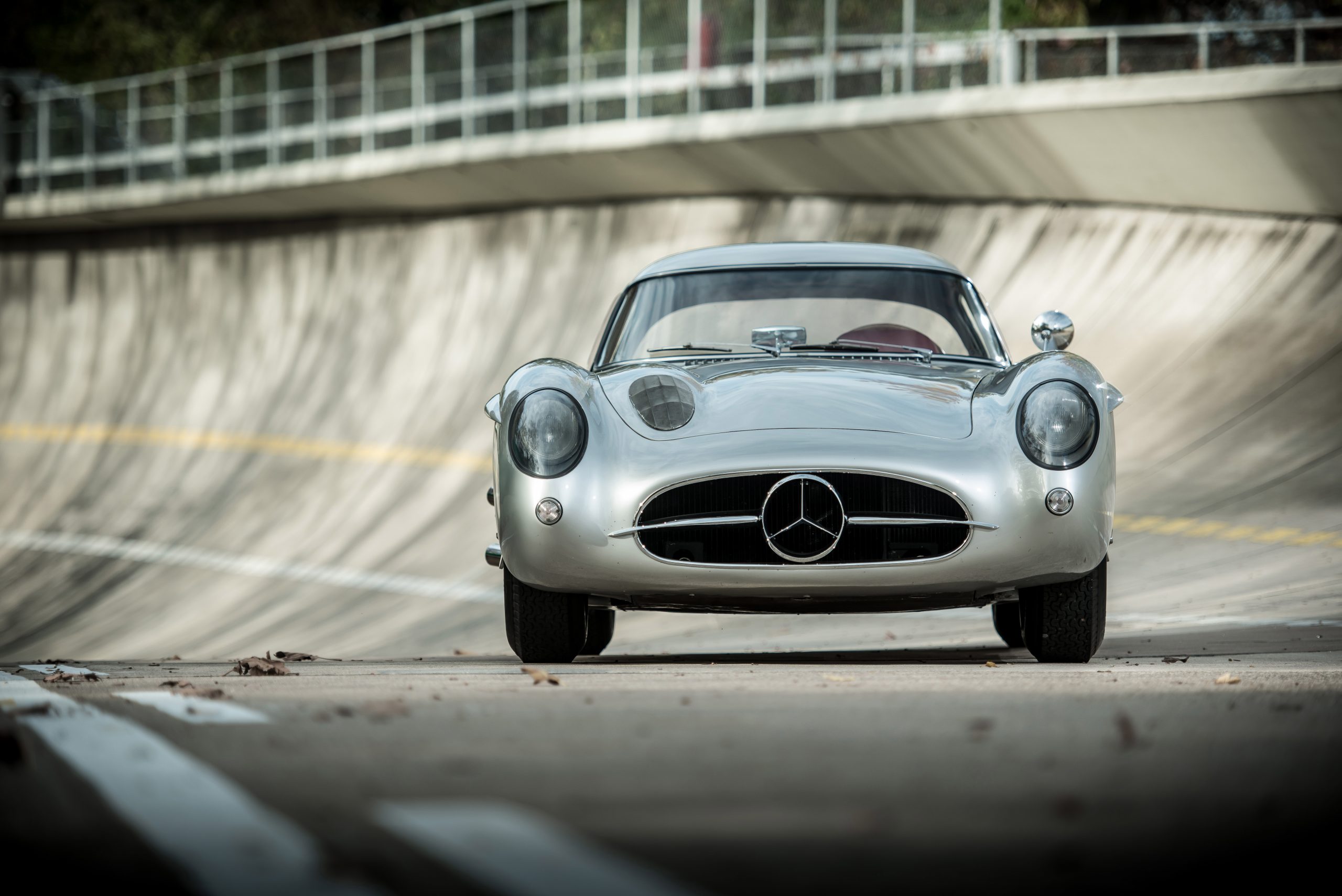 Mercedes 300 SLR Uhlenhaut coupe driven