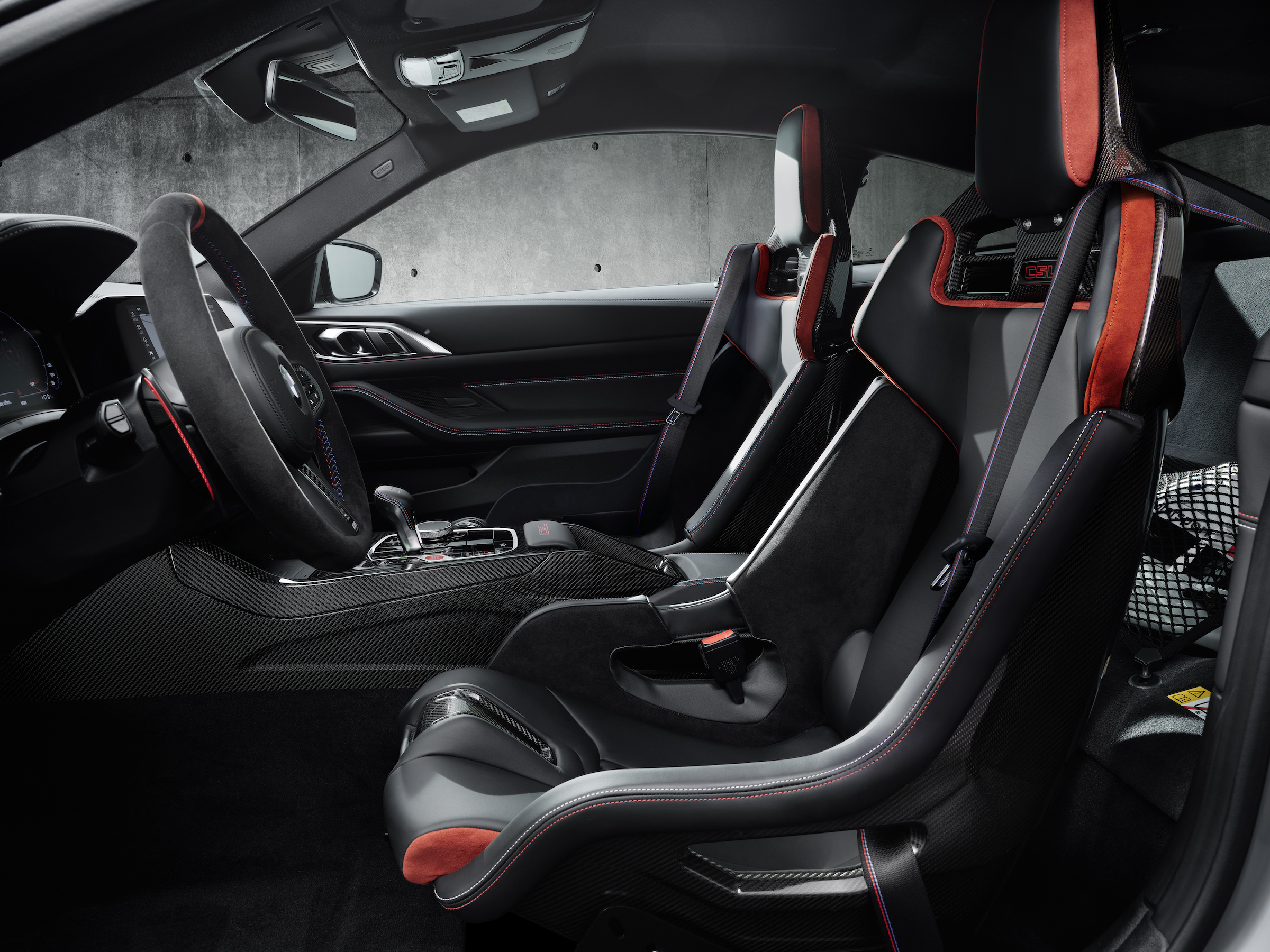 BMW M4 CSL seats