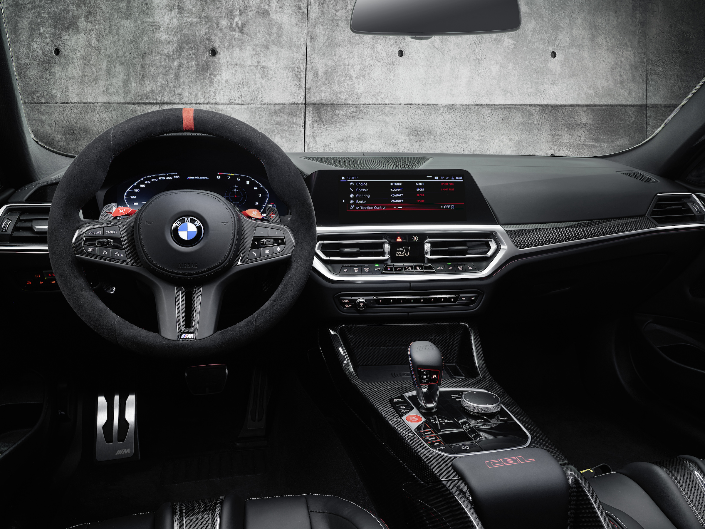 BMW M4 CSL interior