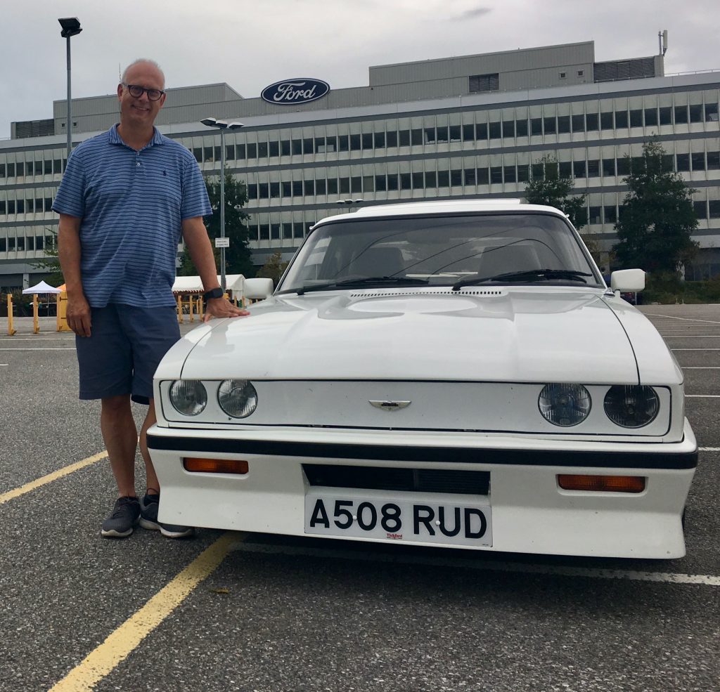 Steve Saxty with his old Tickford Capri