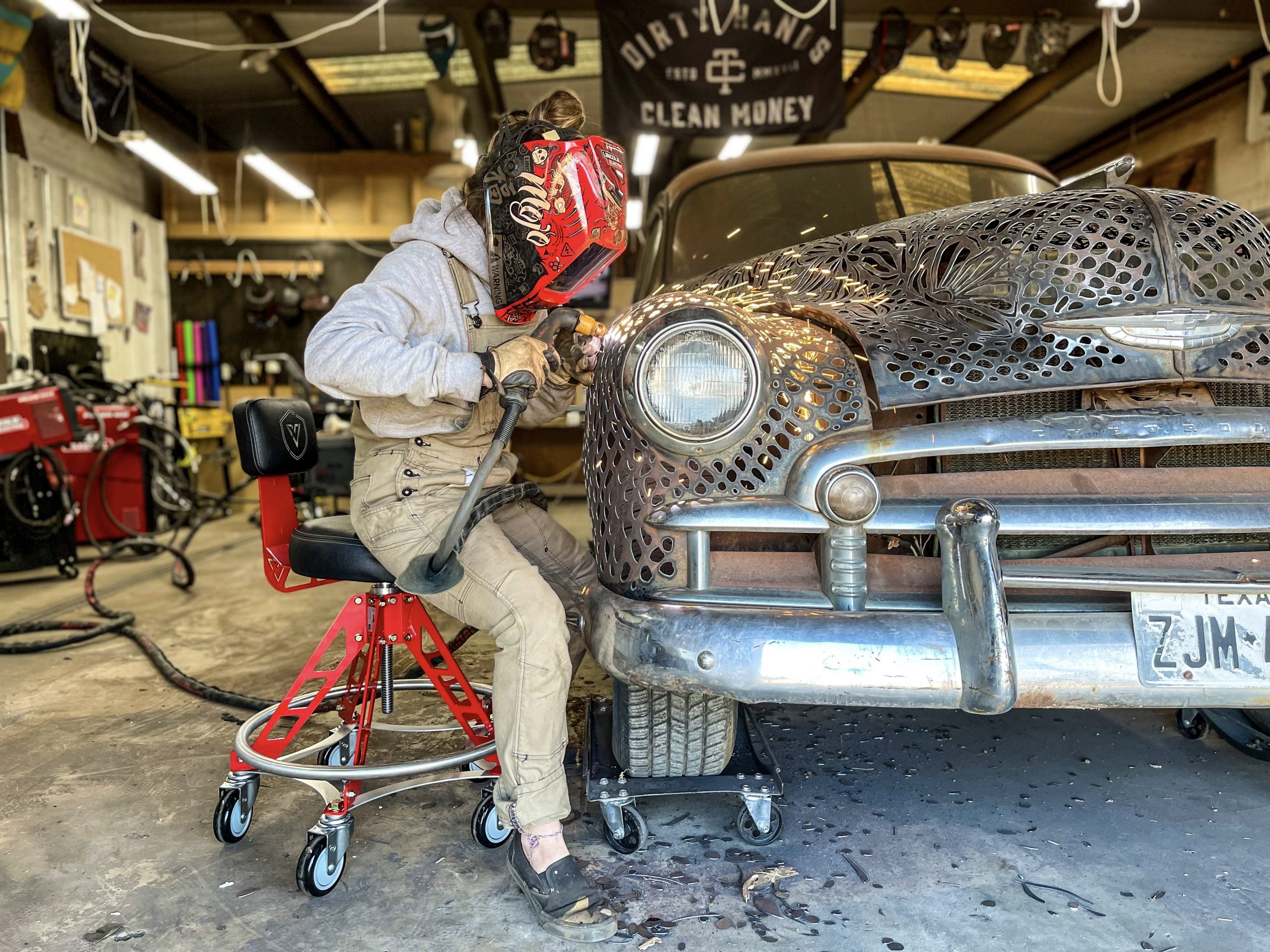 Atelier for the alternative: how visionary metalwork artist Rae Ripple has made her name cutting up vintage cars 