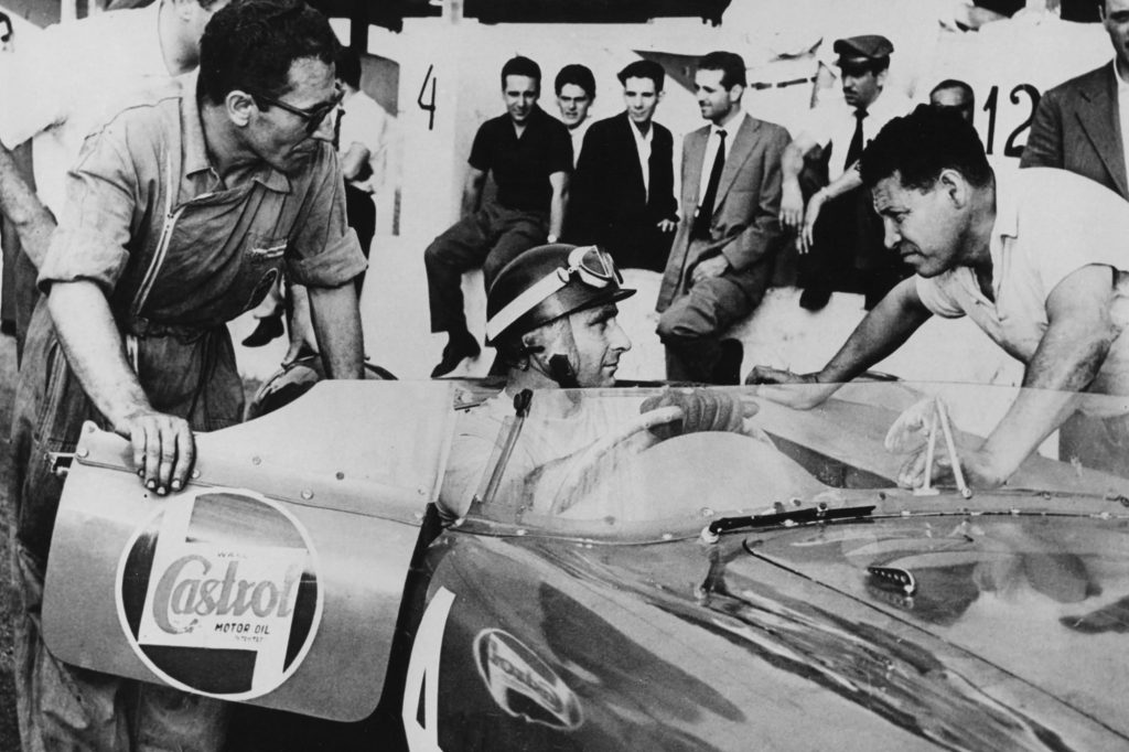 Fangio with Maserati 300S