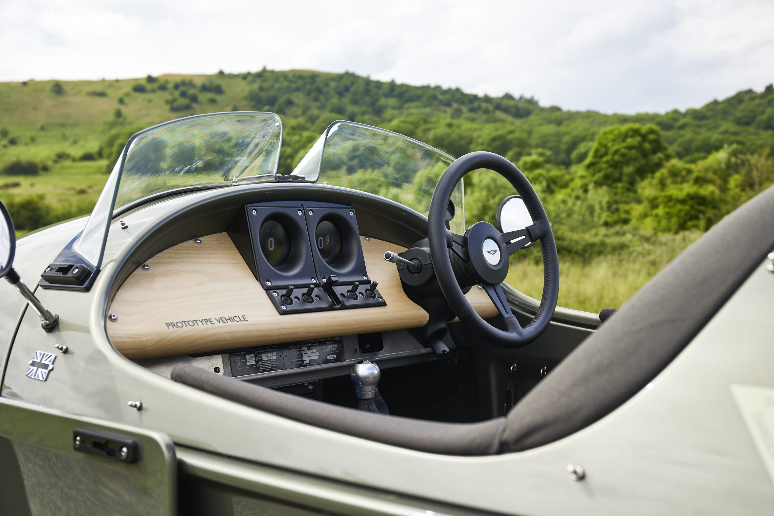 Morgan Super 3 cabin