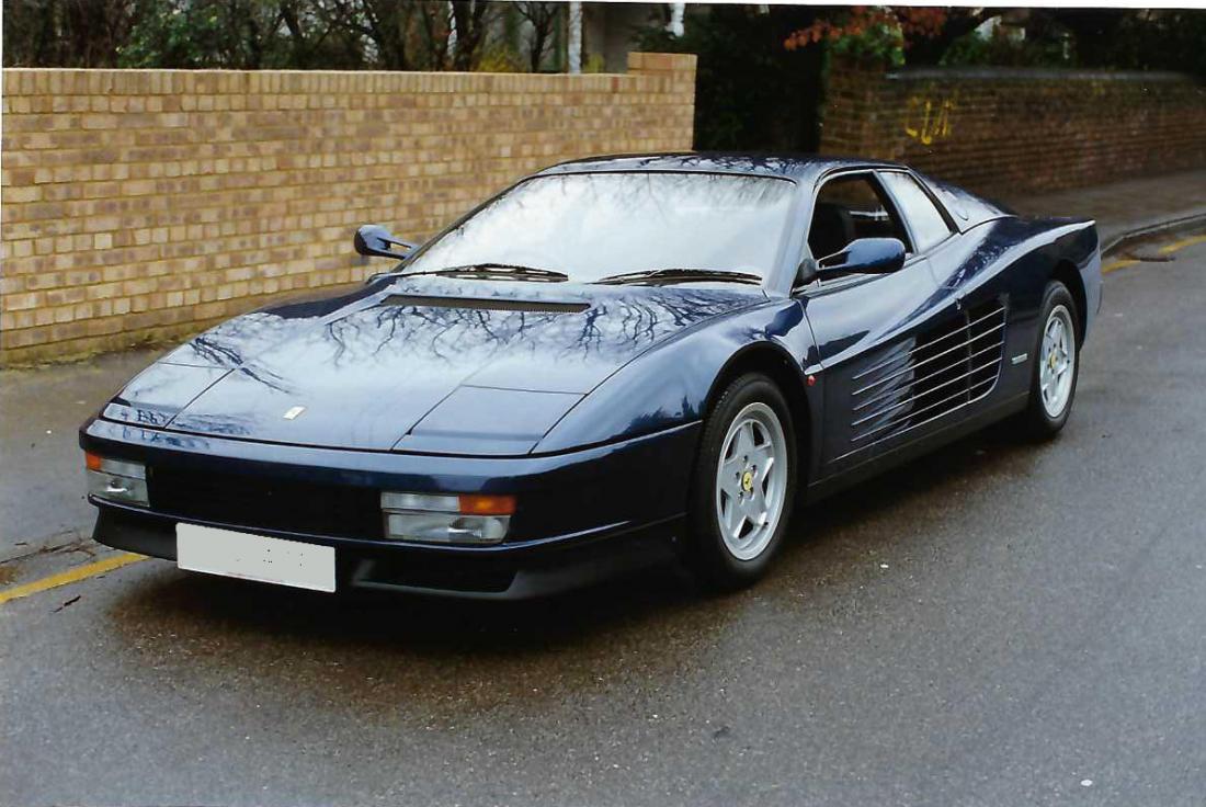 Nick Mason Ferrari Testarossa blue