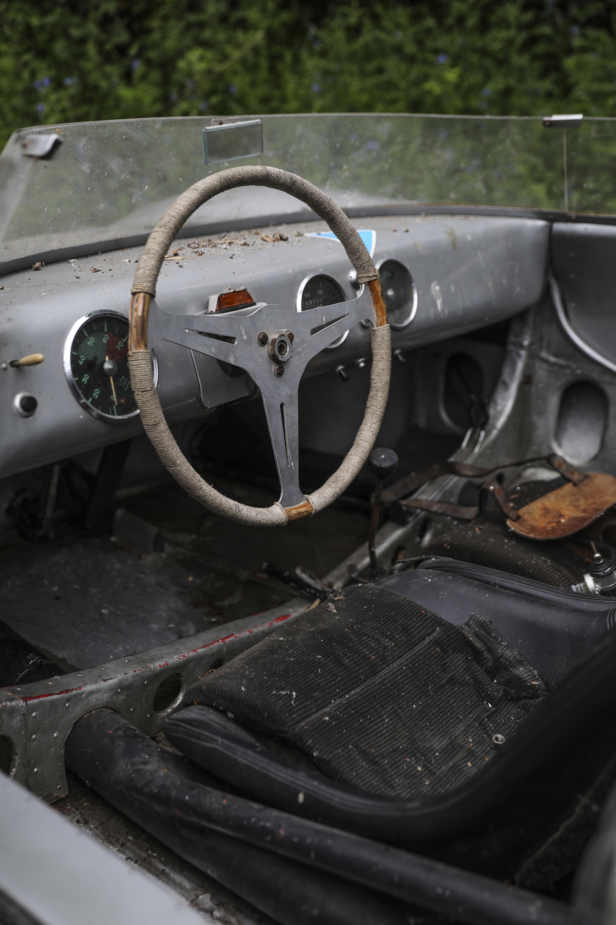 1956 Porsche 550 Spyder interior