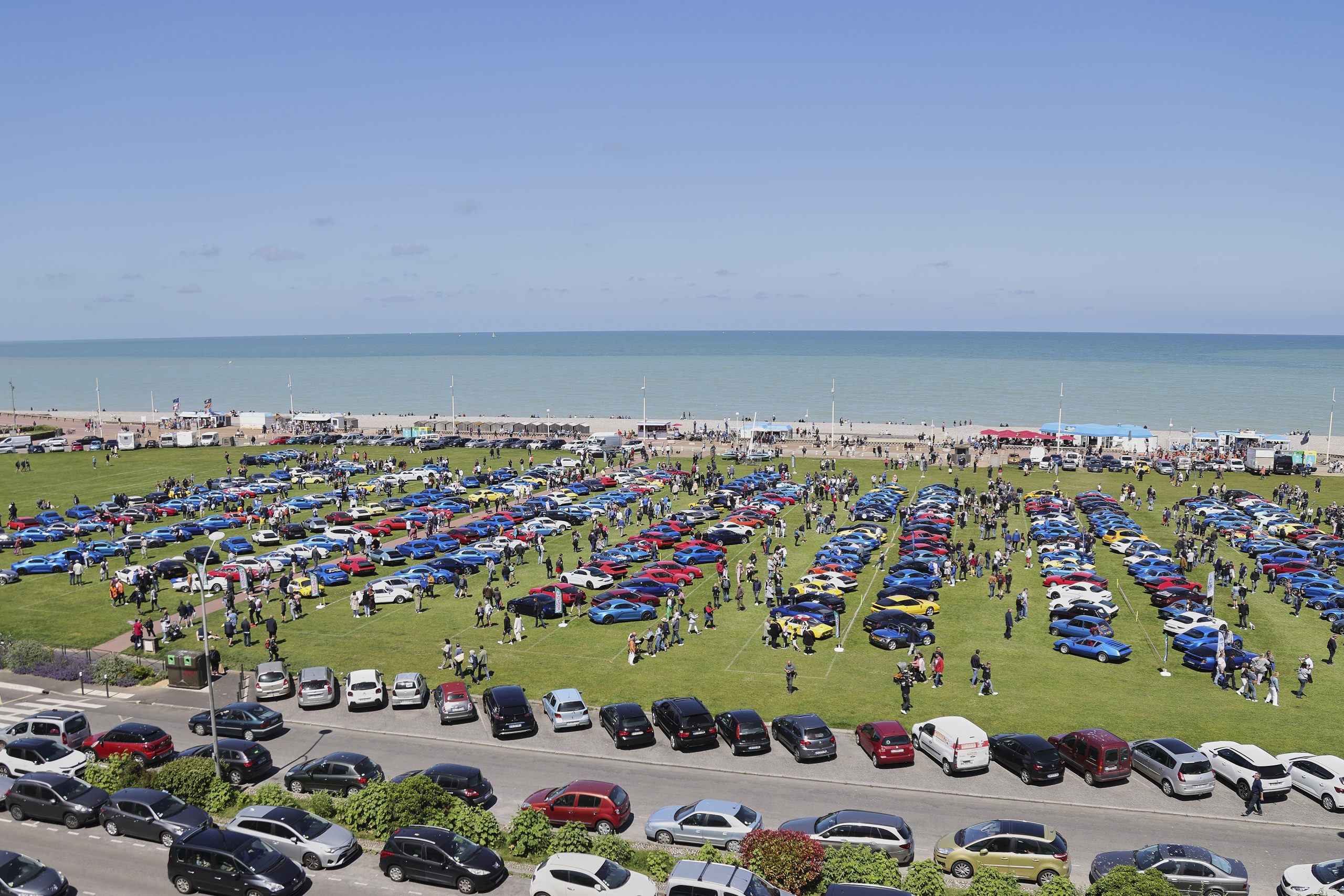 Alpine cars rally in Dieppe 2022