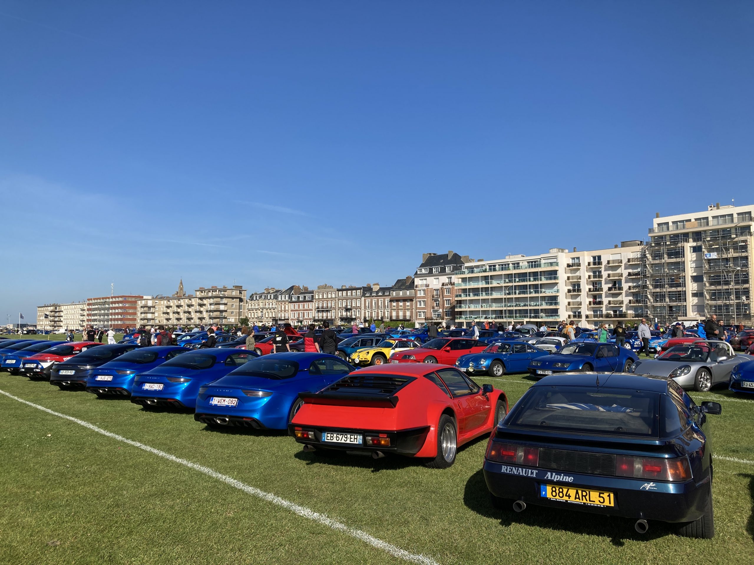 Alpine cars rally in Dieppe 2022