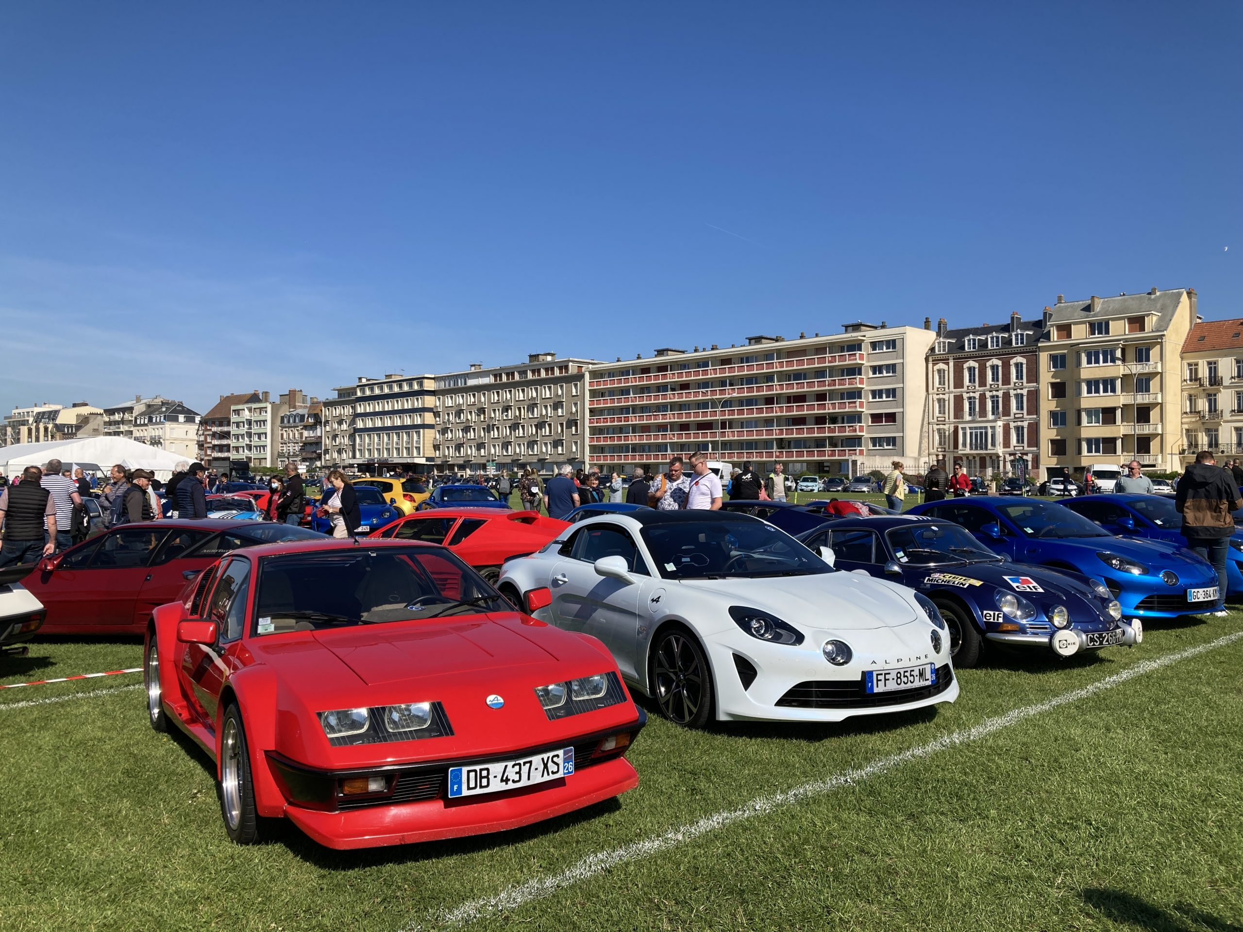 Alpine cars rally in Dieppe 2022