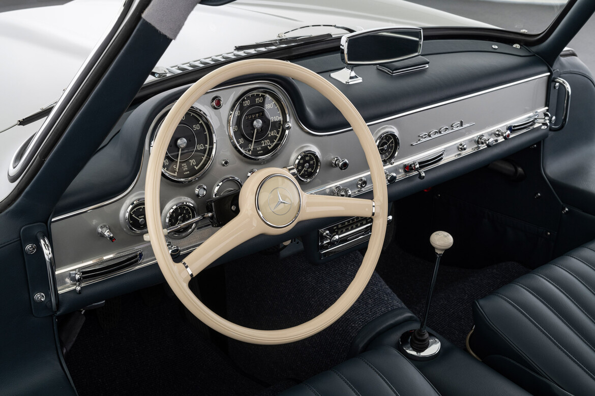 Andy Warhol Mercedes 300SL interior