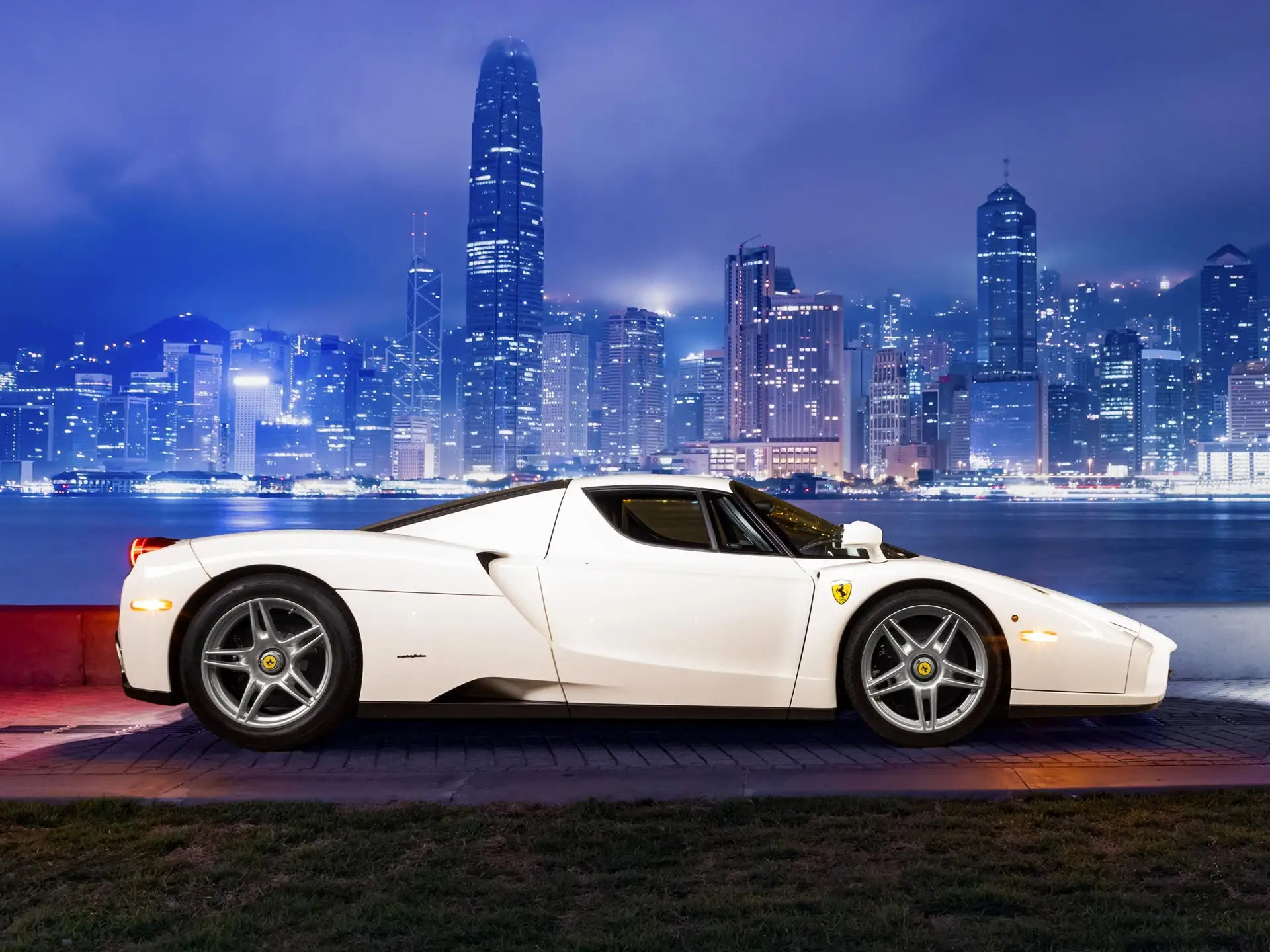 The only white Ferrari Enzo built is to be auctioned online – with no reserve