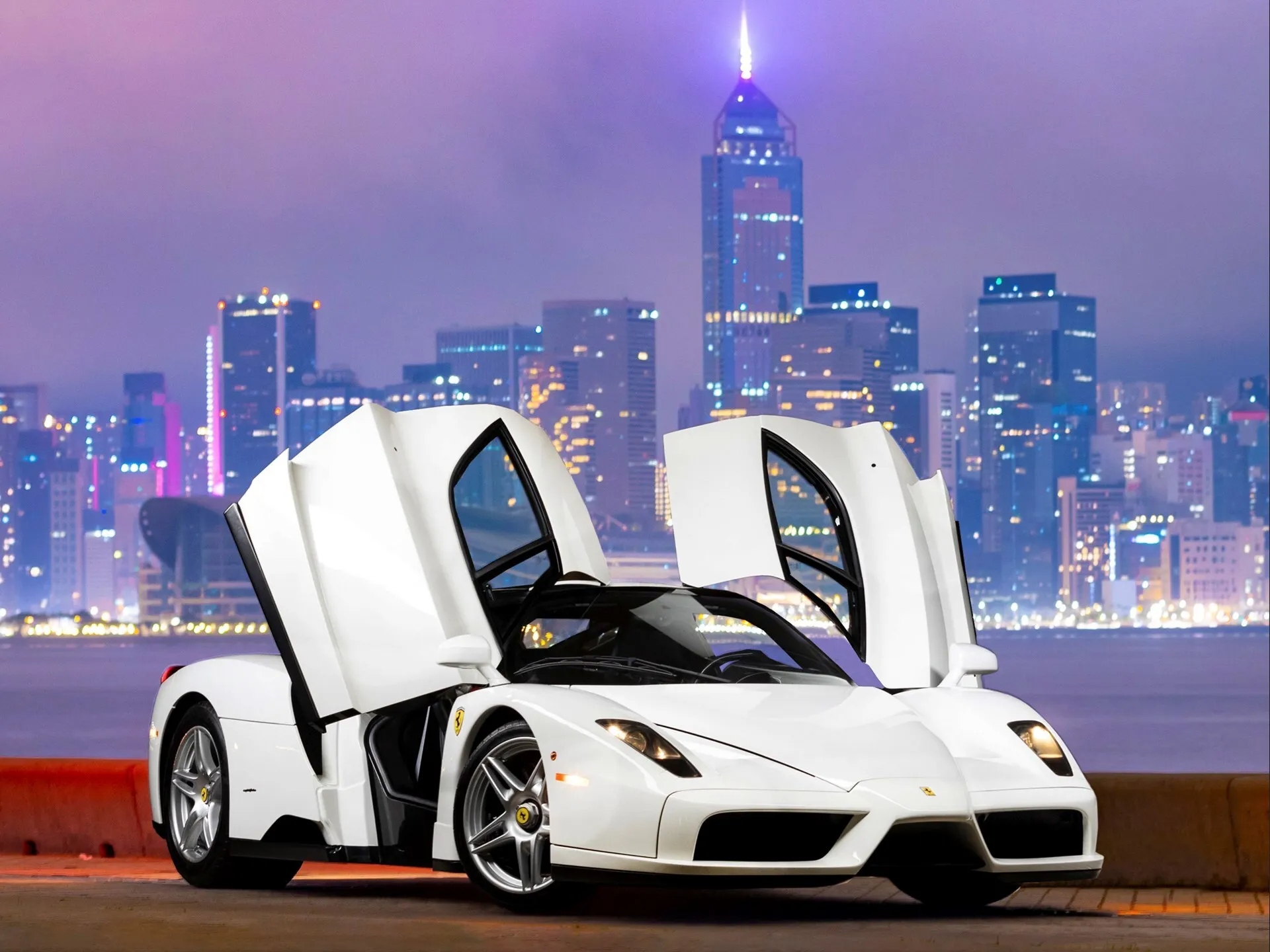 The only white Ferrari Enzo built is to be auctioned online – with no reserve