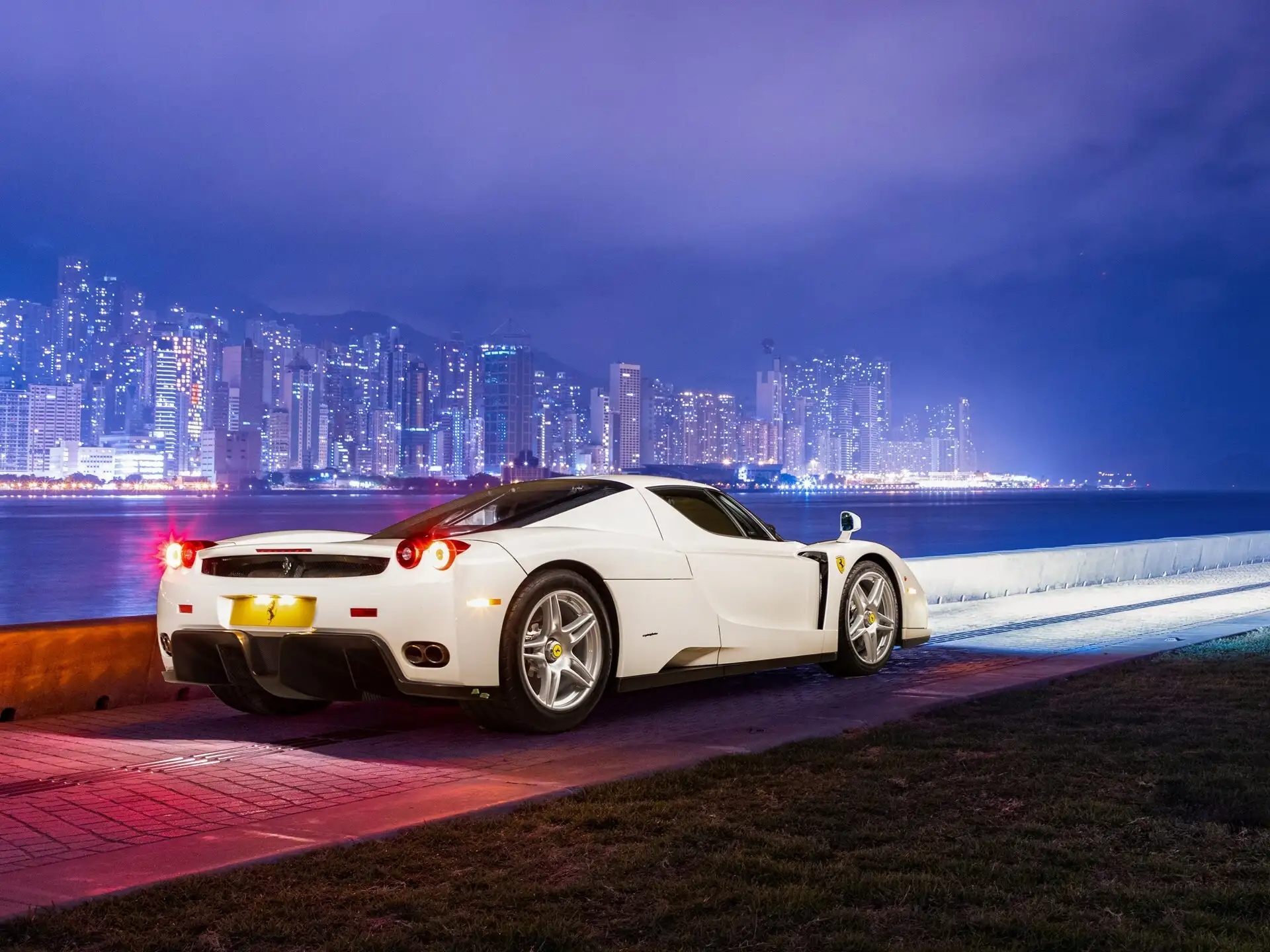 The only white Ferrari Enzo built is to be auctioned online – with no reserve