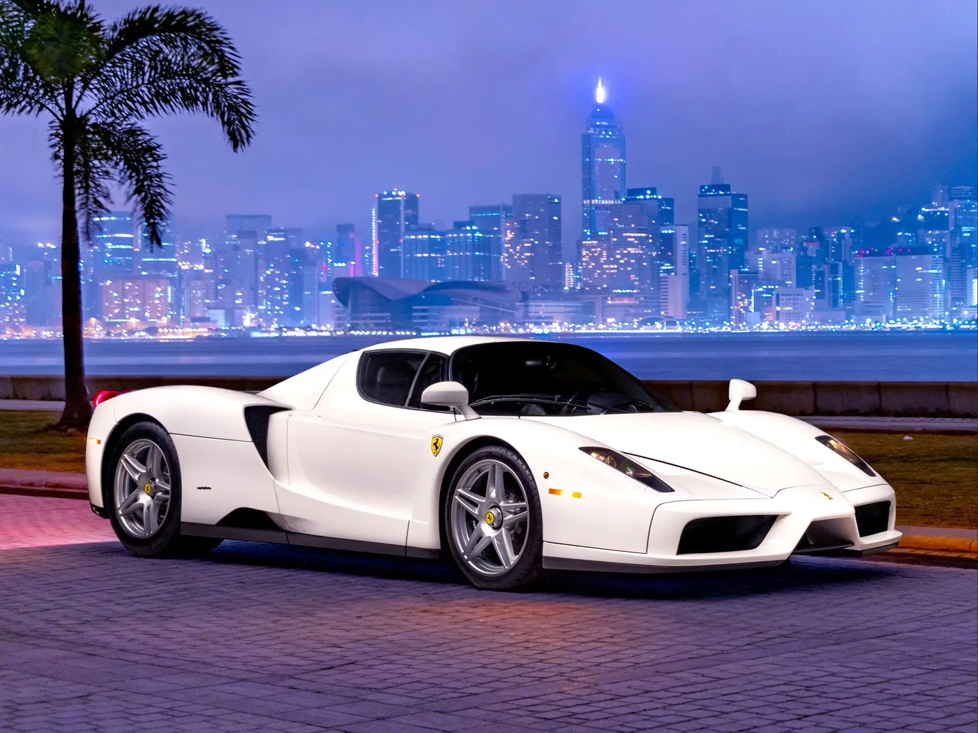 The only white Ferrari Enzo built is to be auctioned online – with no reserve