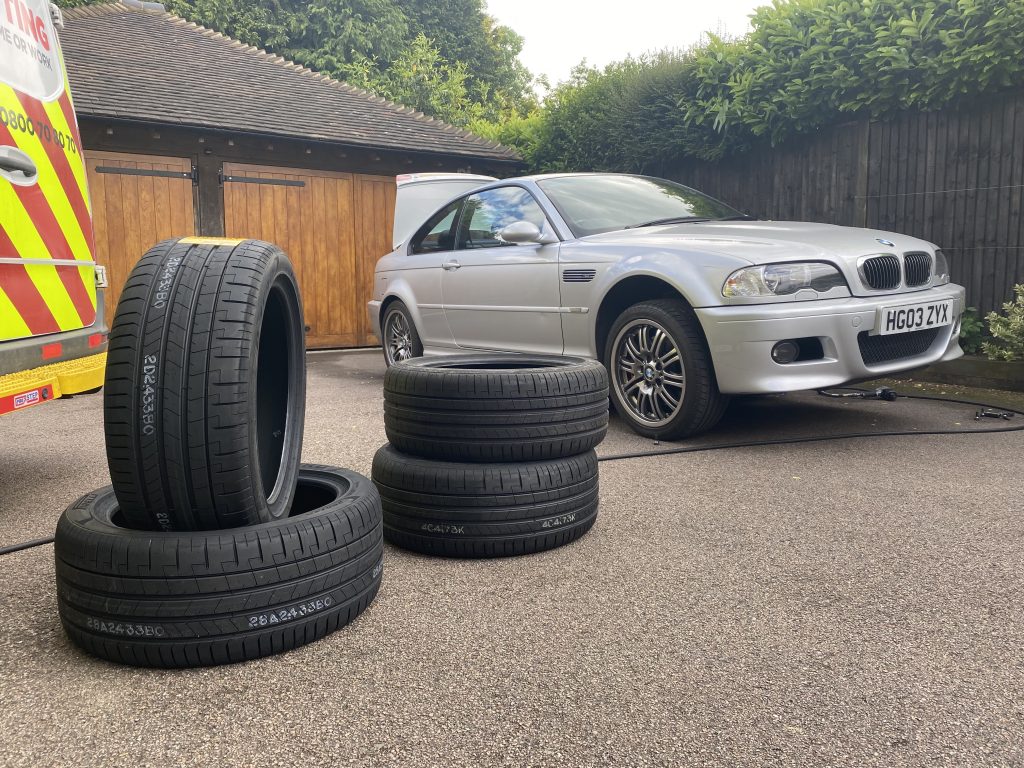 BMW M3 E46 Pirelli P Zero tyres