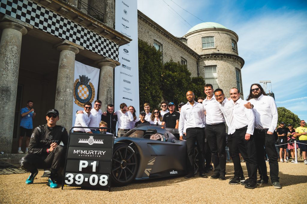 Watch the McMurtry electric fan car blow away the Goodwood hillclimb record