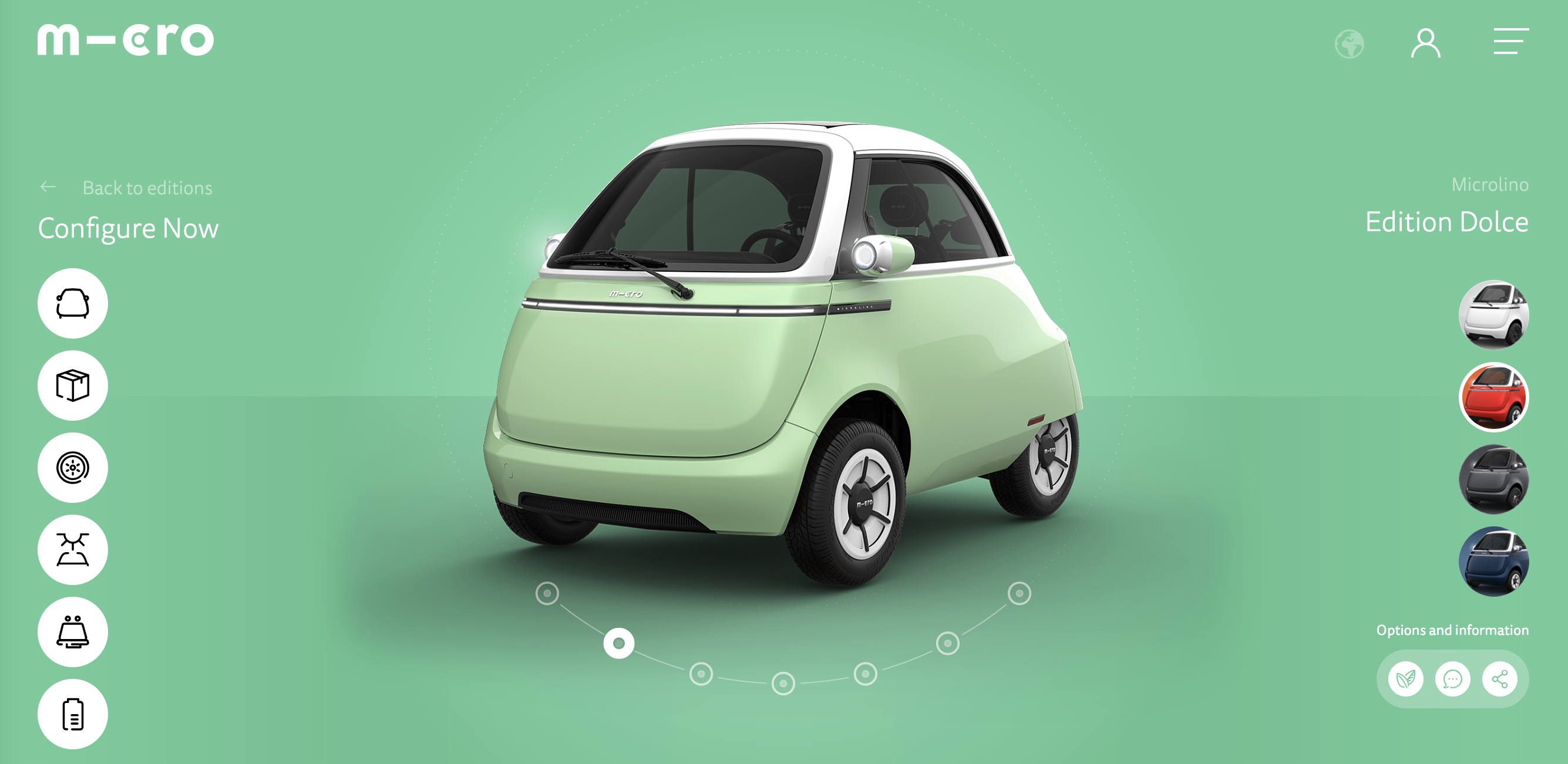 Microlino configurator